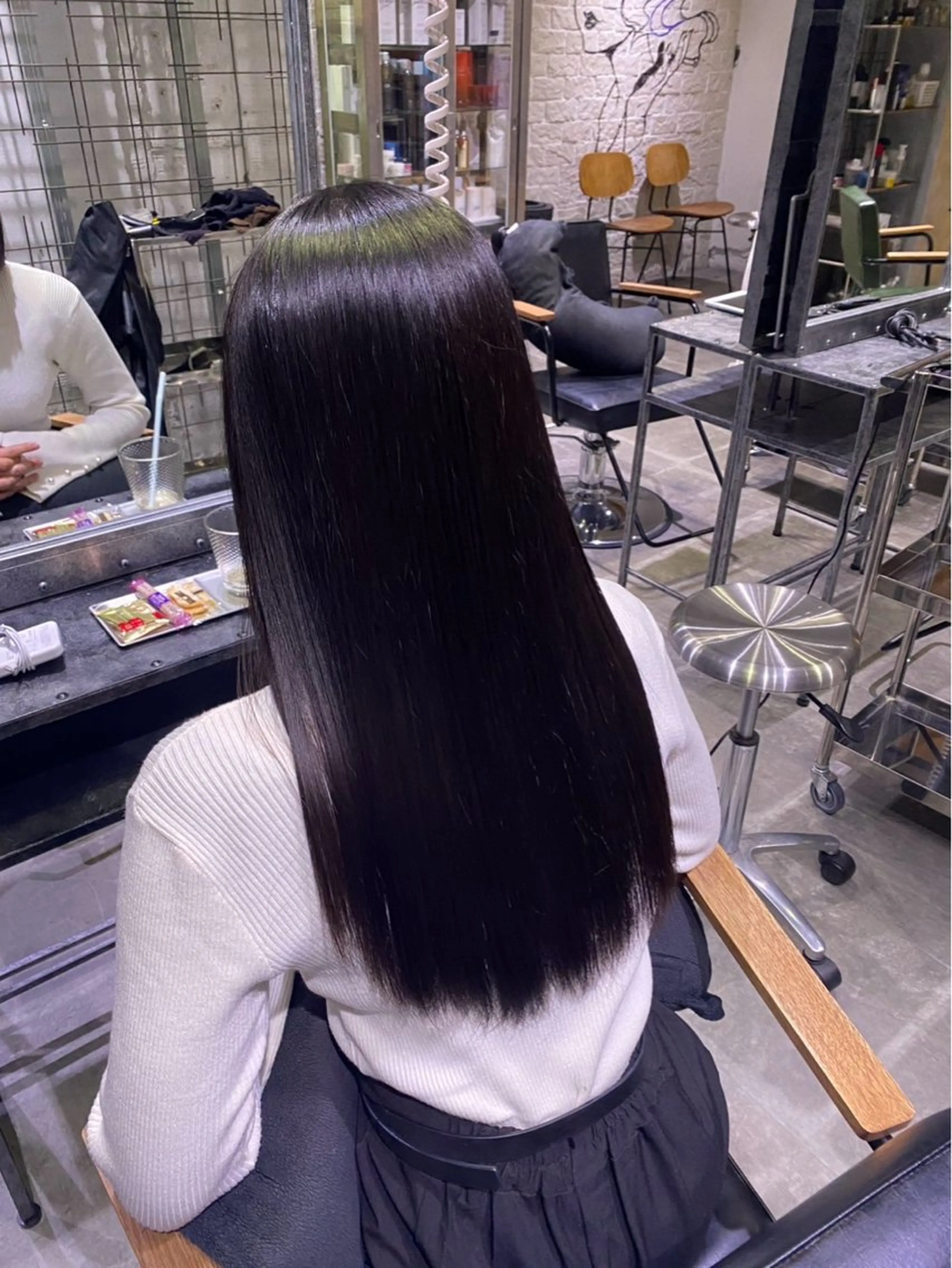 縮毛矯正の写真