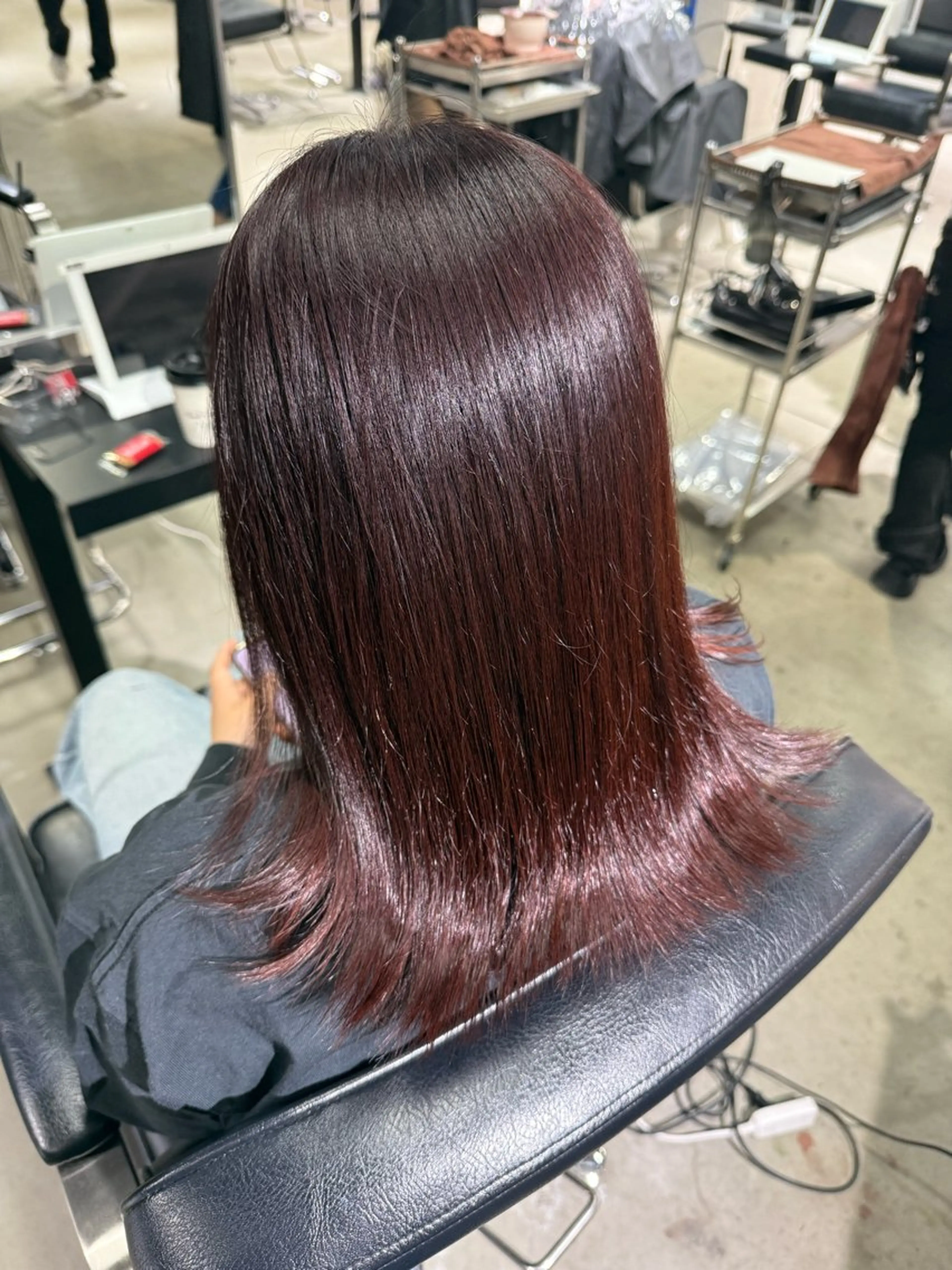 ミディアム カラー 心斎橋/レイヤー/W カラー/Haruhiのヘアスタイル