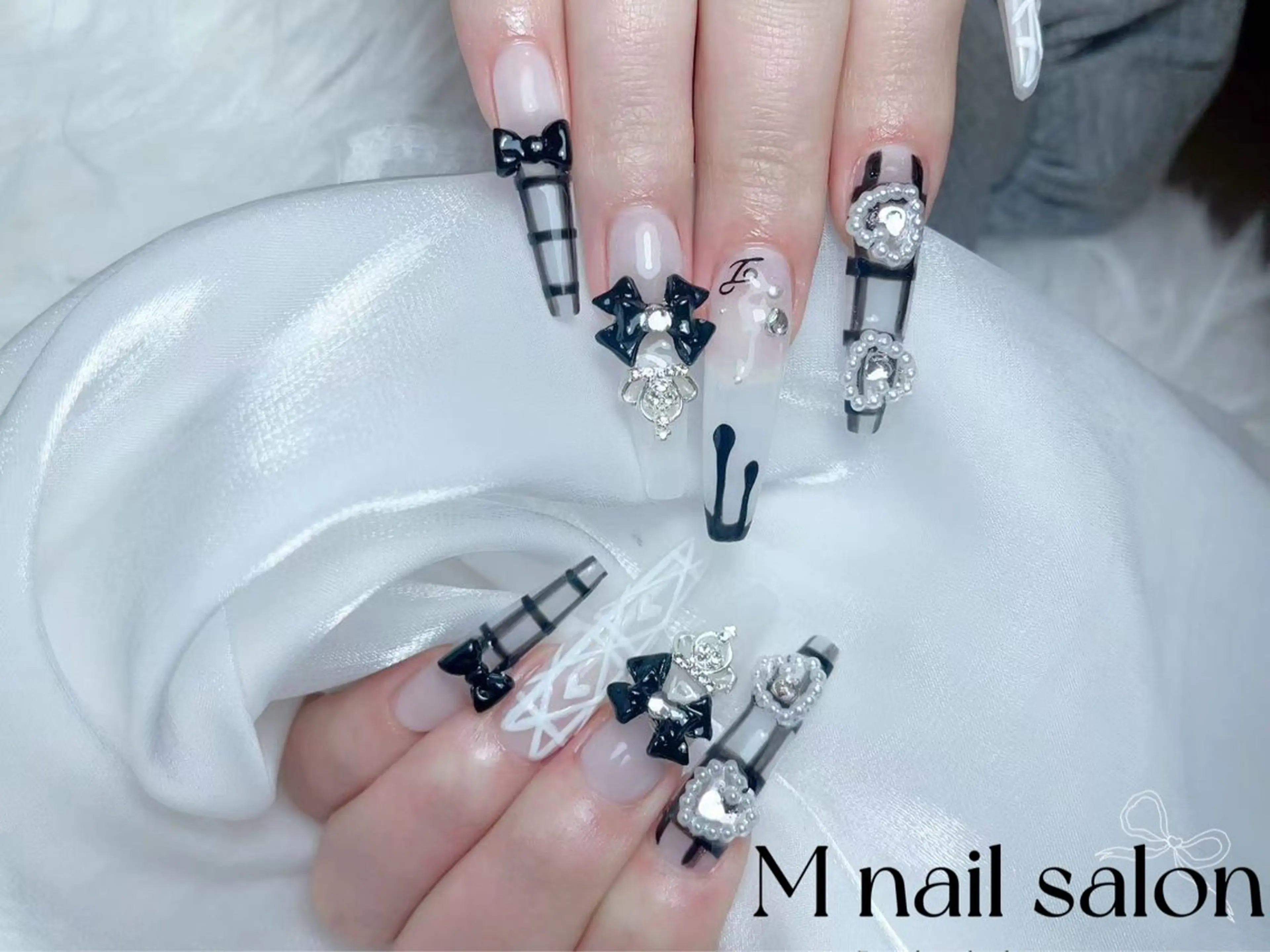 ネイル ハンドネイル M🌷nail 長さだし専門店のネイルデザイン