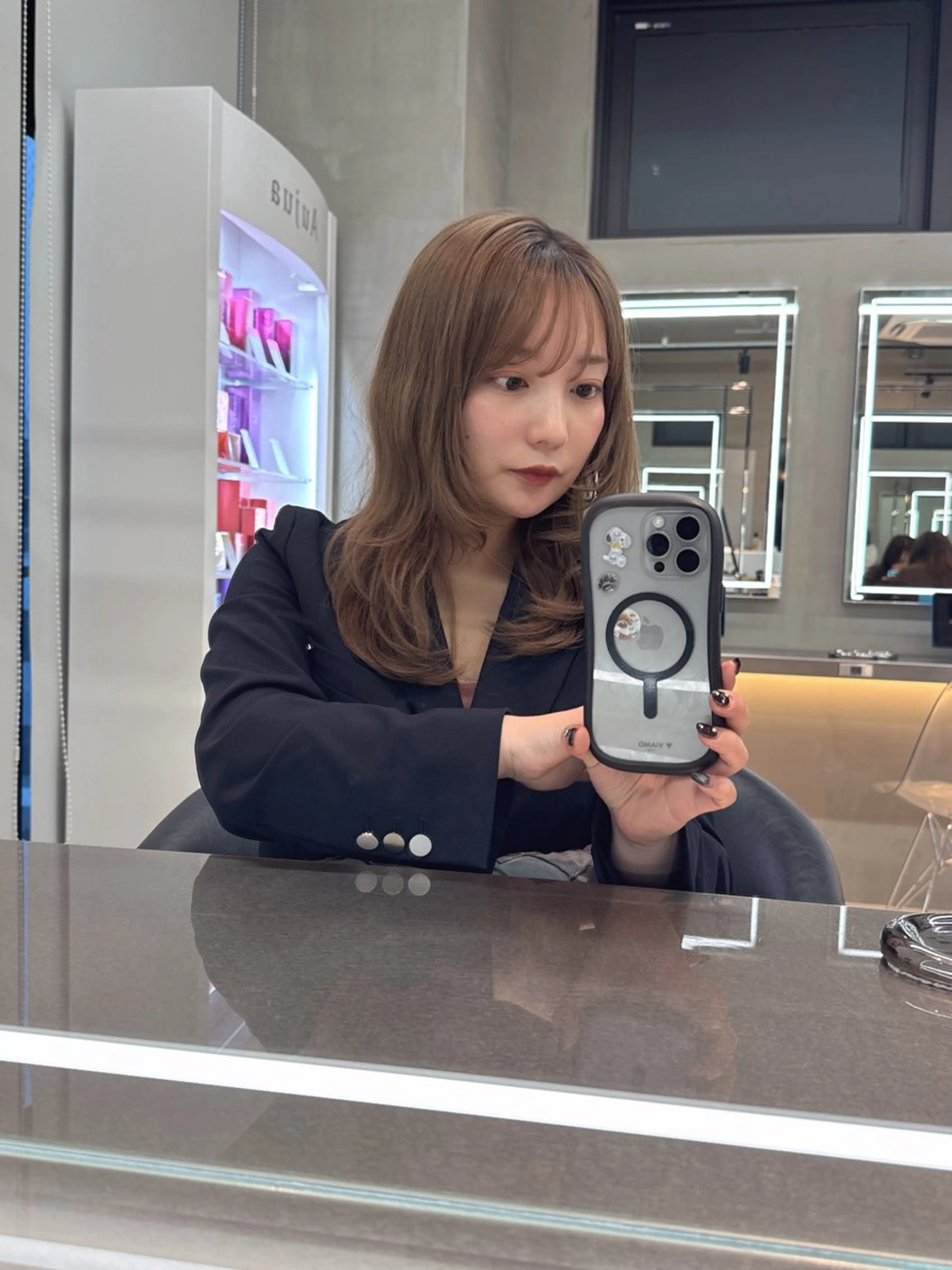 ロング カラー COALL nex the salon所属・Riria✨ 透明感カラーのヘアスタイル