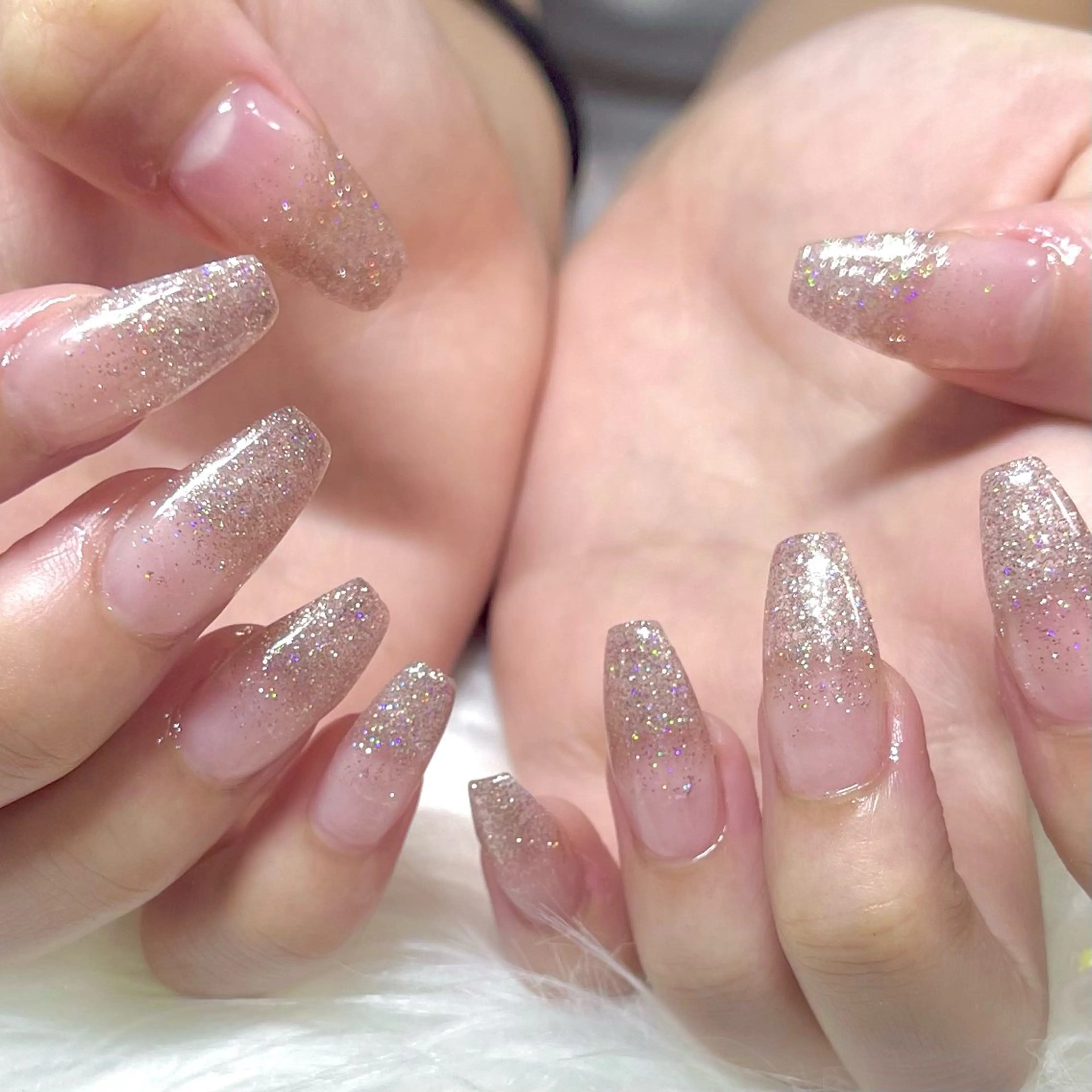 ネイル ラメ(グリッター) ラメグラデーション fox. nail__sakiのネイルデザイン