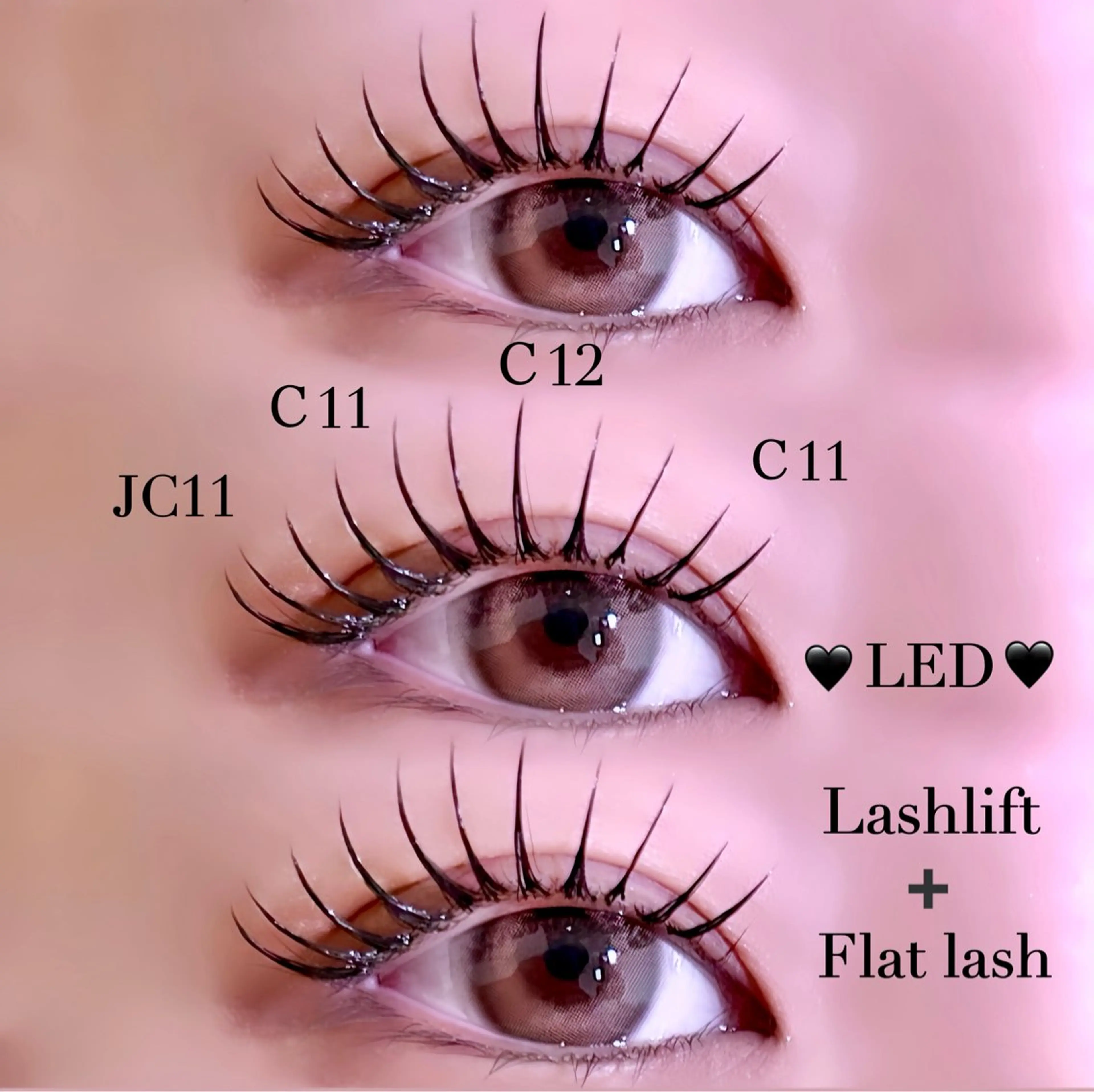 マツエク・マツパ フラットラッシュ アルターエクラ 西川のマツエク・マツパデザイン