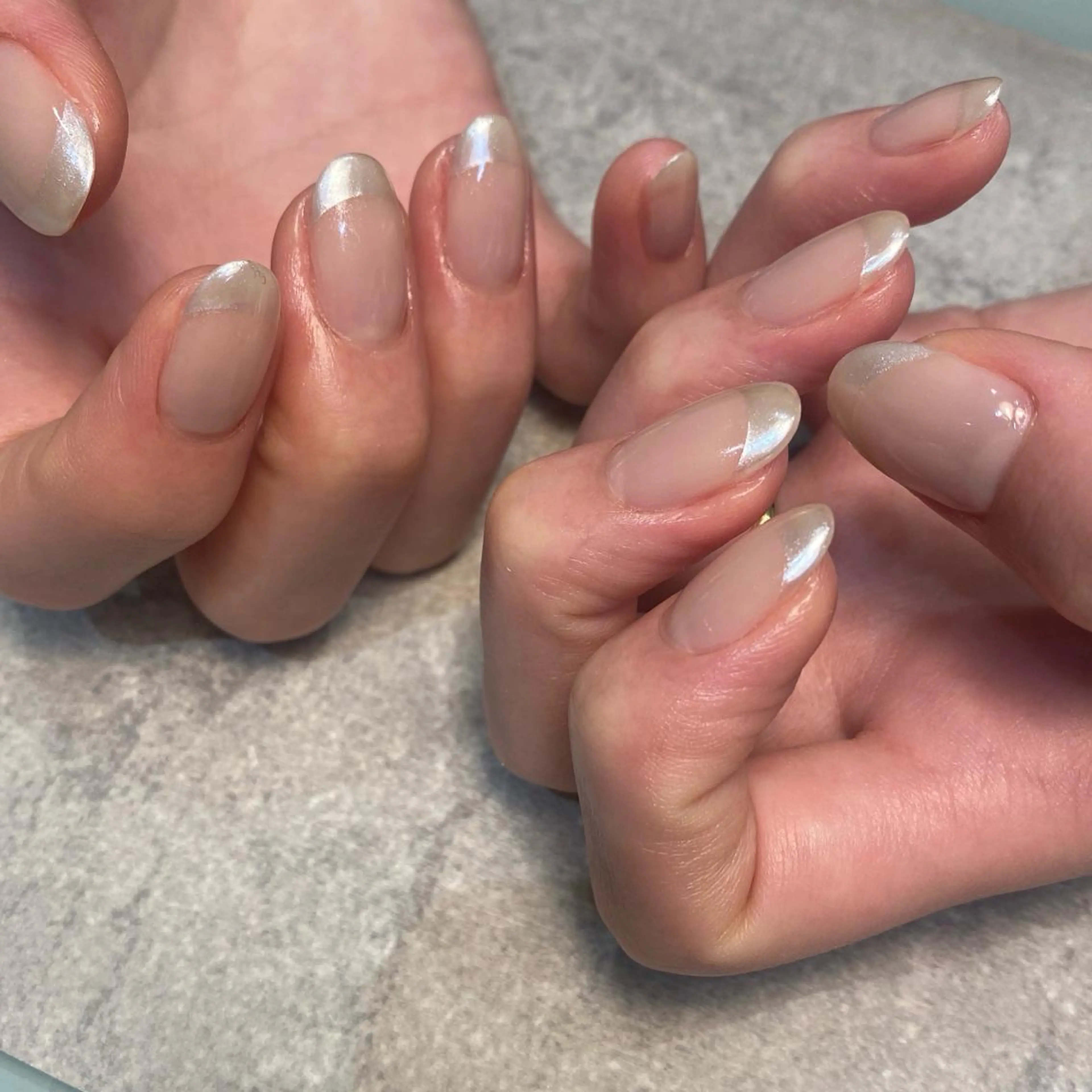 ネイル ハンドネイル NINEnami ニュアンスネイルのネイルデザイン