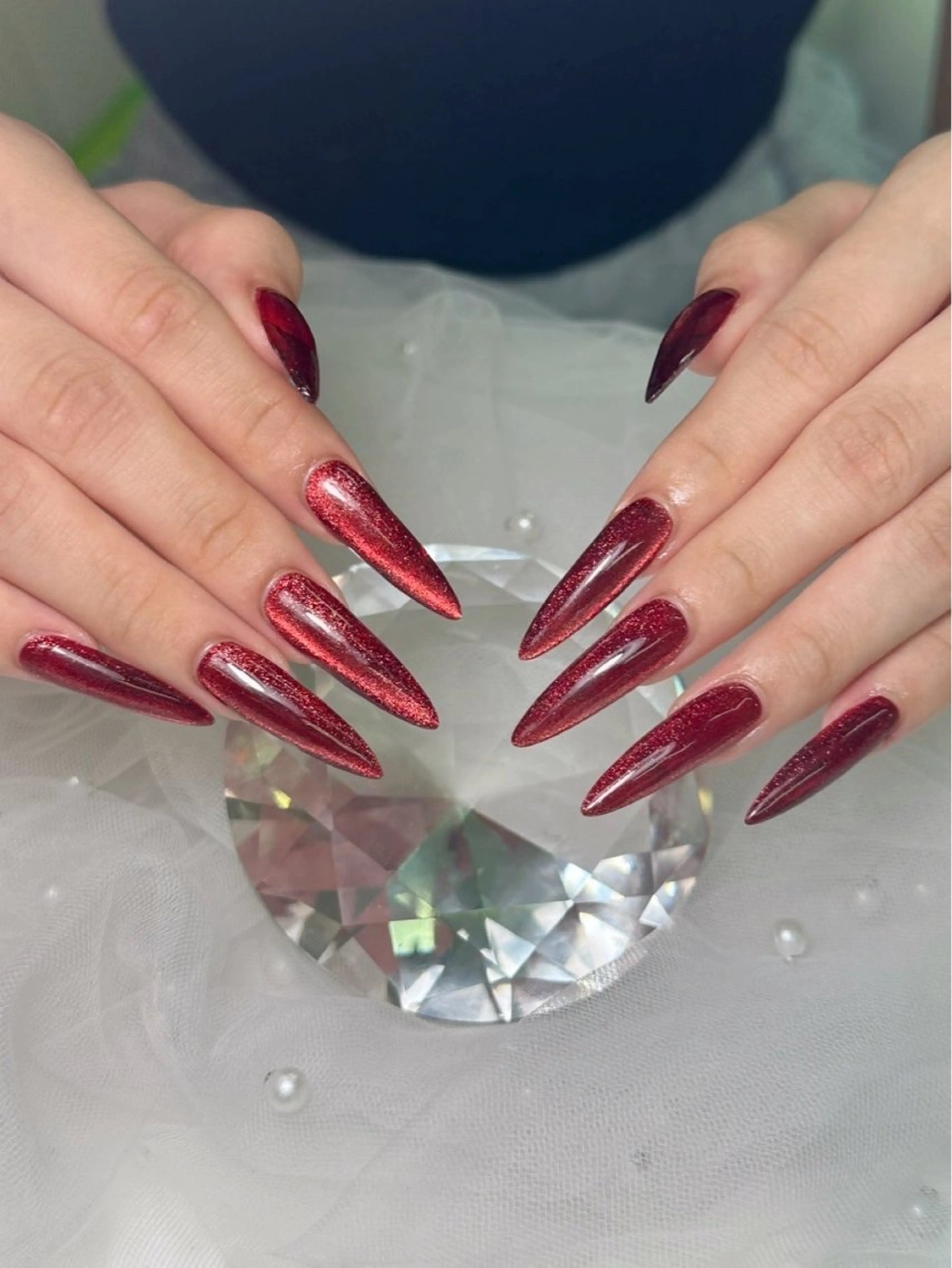 ネイル ロングネイル ハンドネイル lucky nail 歌舞伎町のネイルデザイン