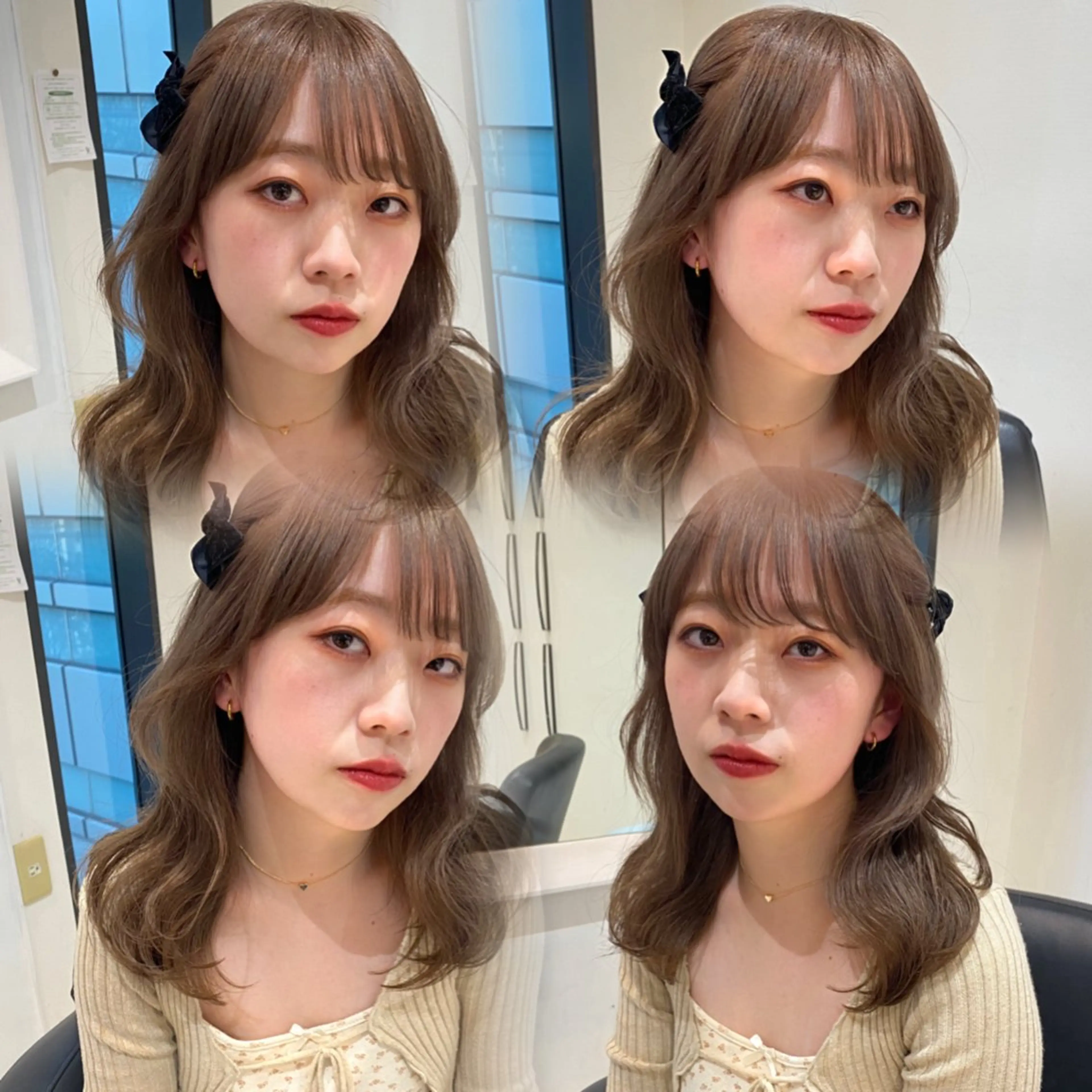 ミディアム カラー ブラウンカラー カット ヘアカラー トリートメント mai / linoah˚✧のヘアスタイル