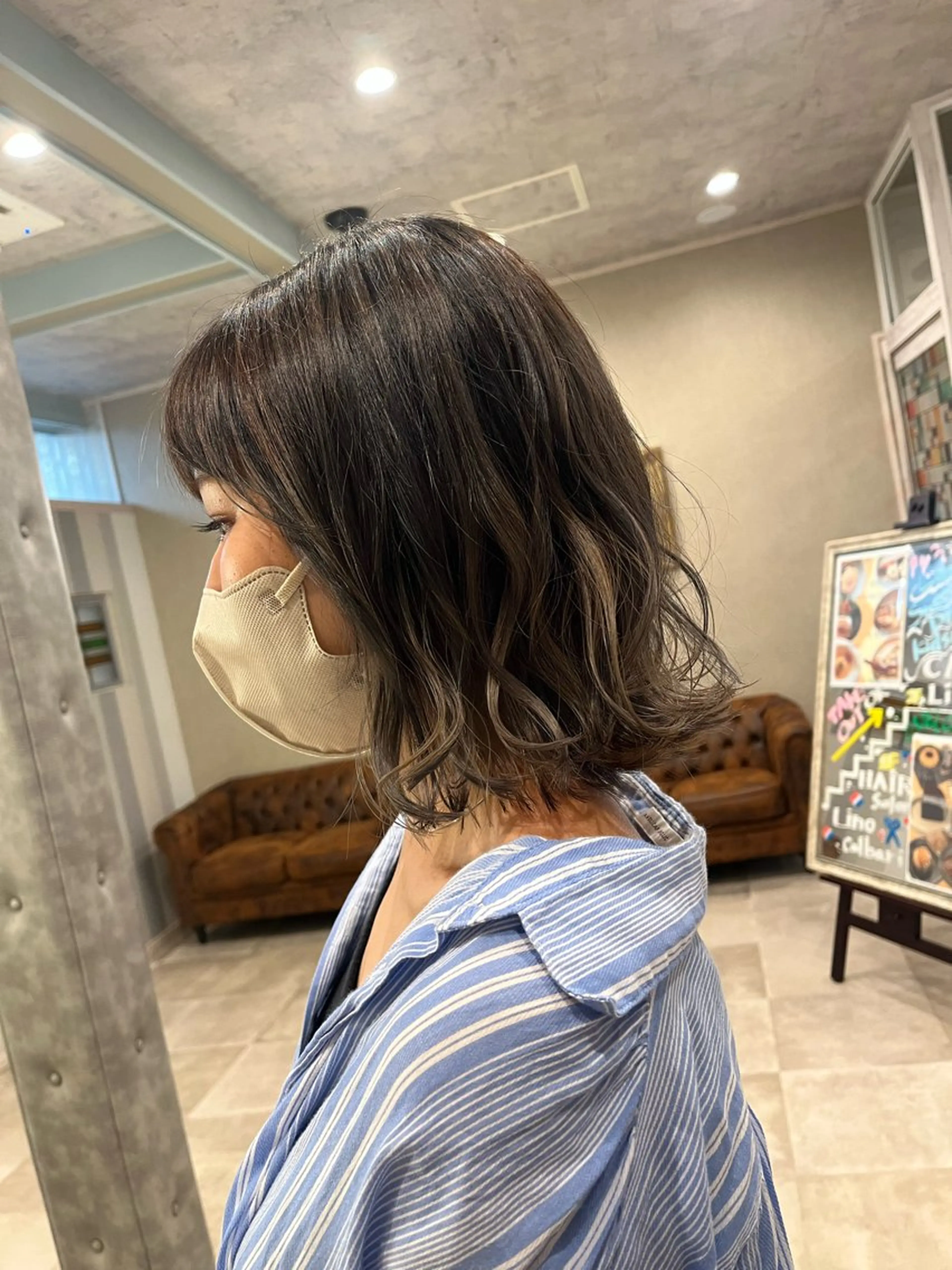 ミディアム Calbari 中田 莉紗/奥州市水沢のヘアスタイル