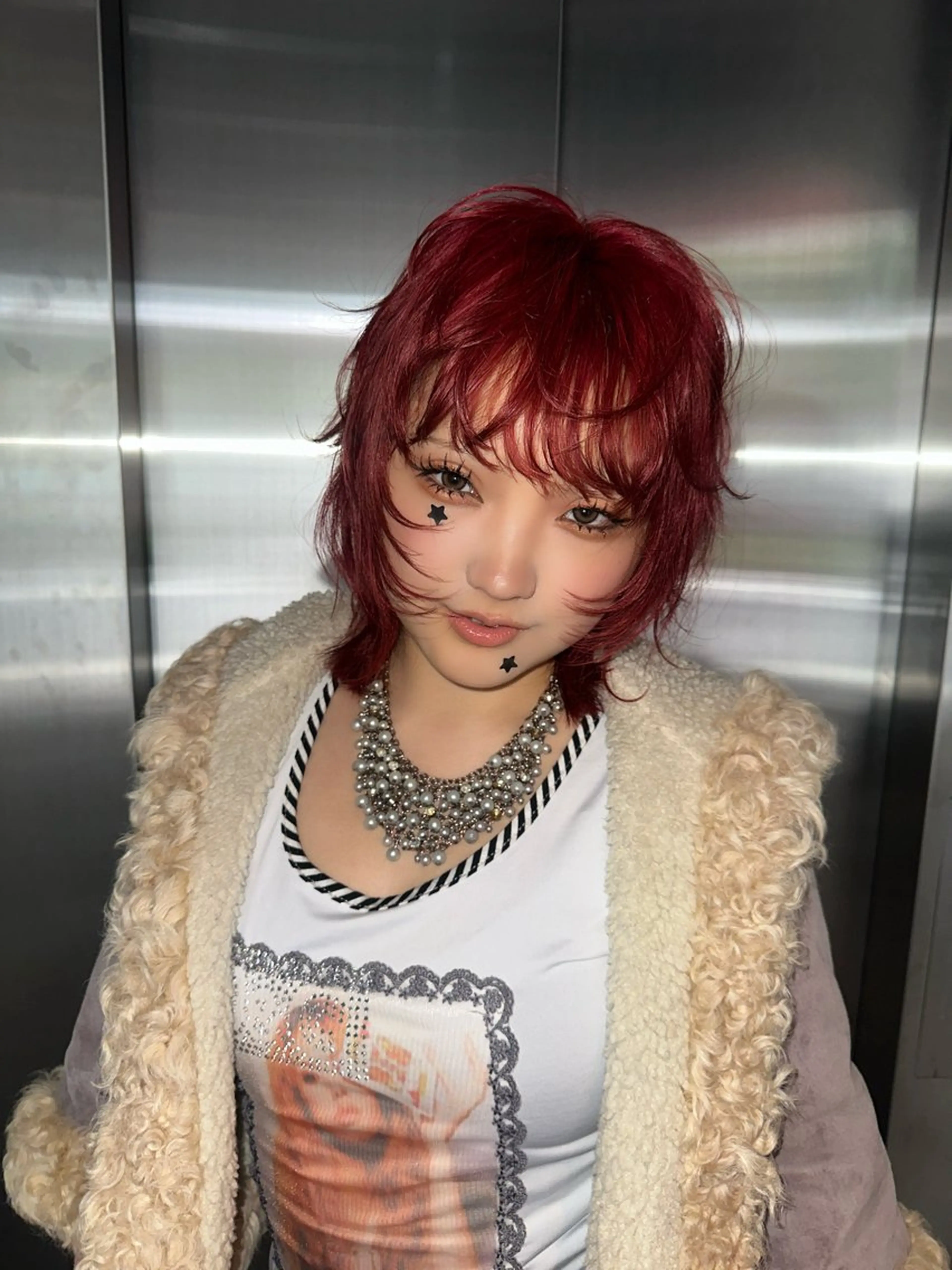 ミディアム ヘアカラー ハイトーン🫀 デザイン🪐yumeのヘアスタイル