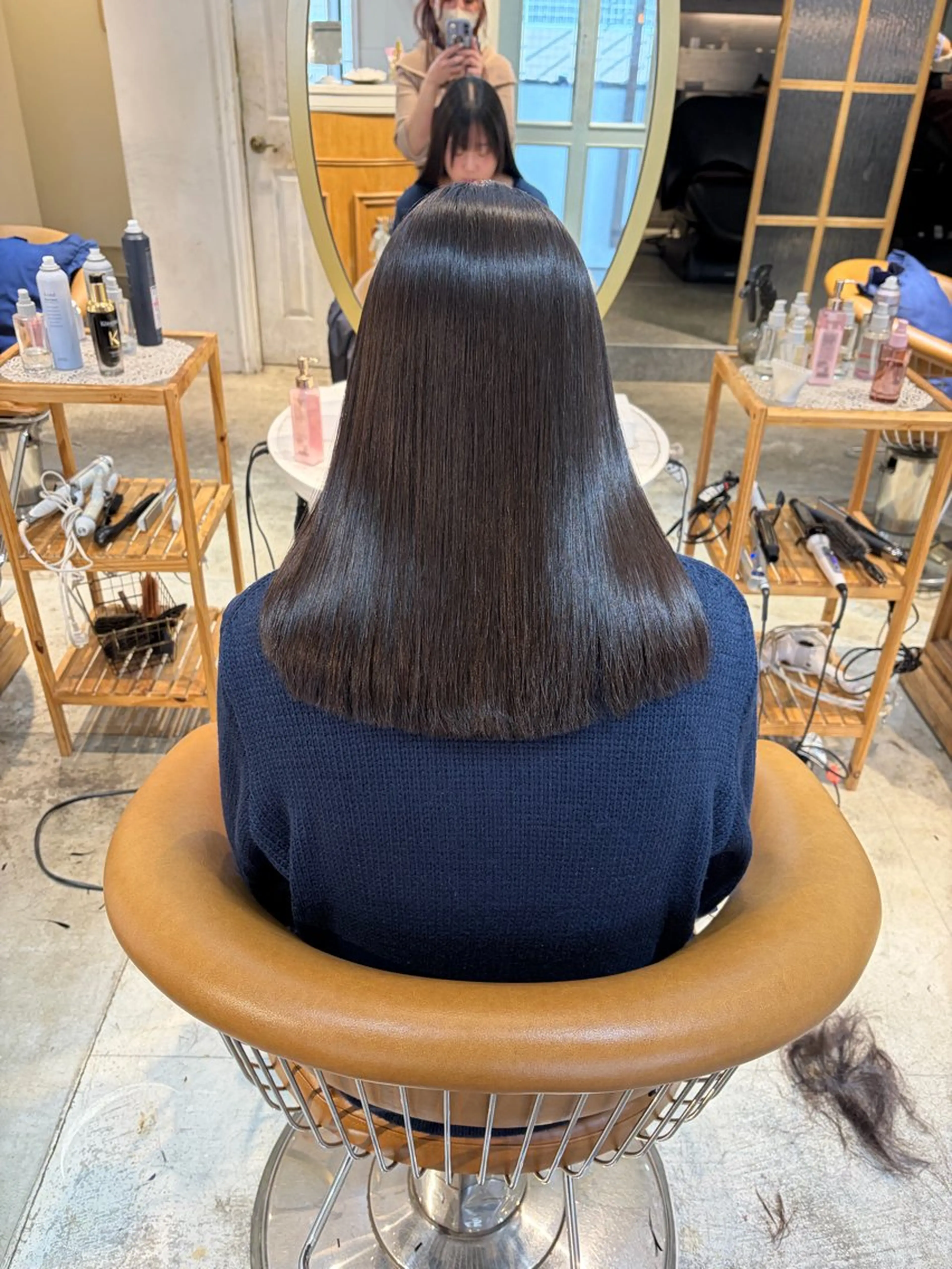 ロング 髪質改善 縮毛矯正 カット 縮毛矯正 トリートメント ヘアセット 髪質改善/ボブ /韓国/erikoのヘアスタイル