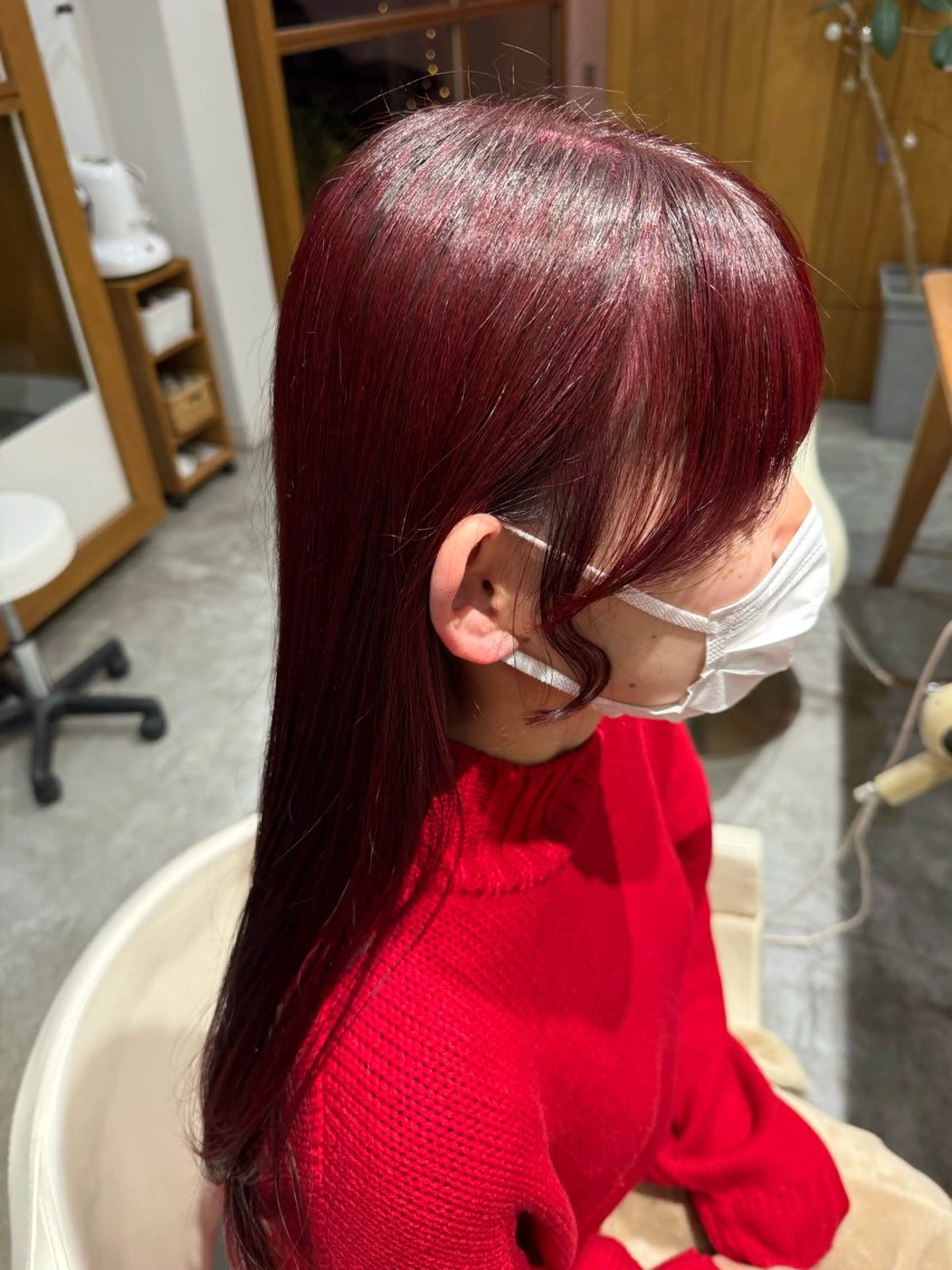 ロング 顔周りカット カット fulam所属・MIKU ／fulamのヘアスタイル