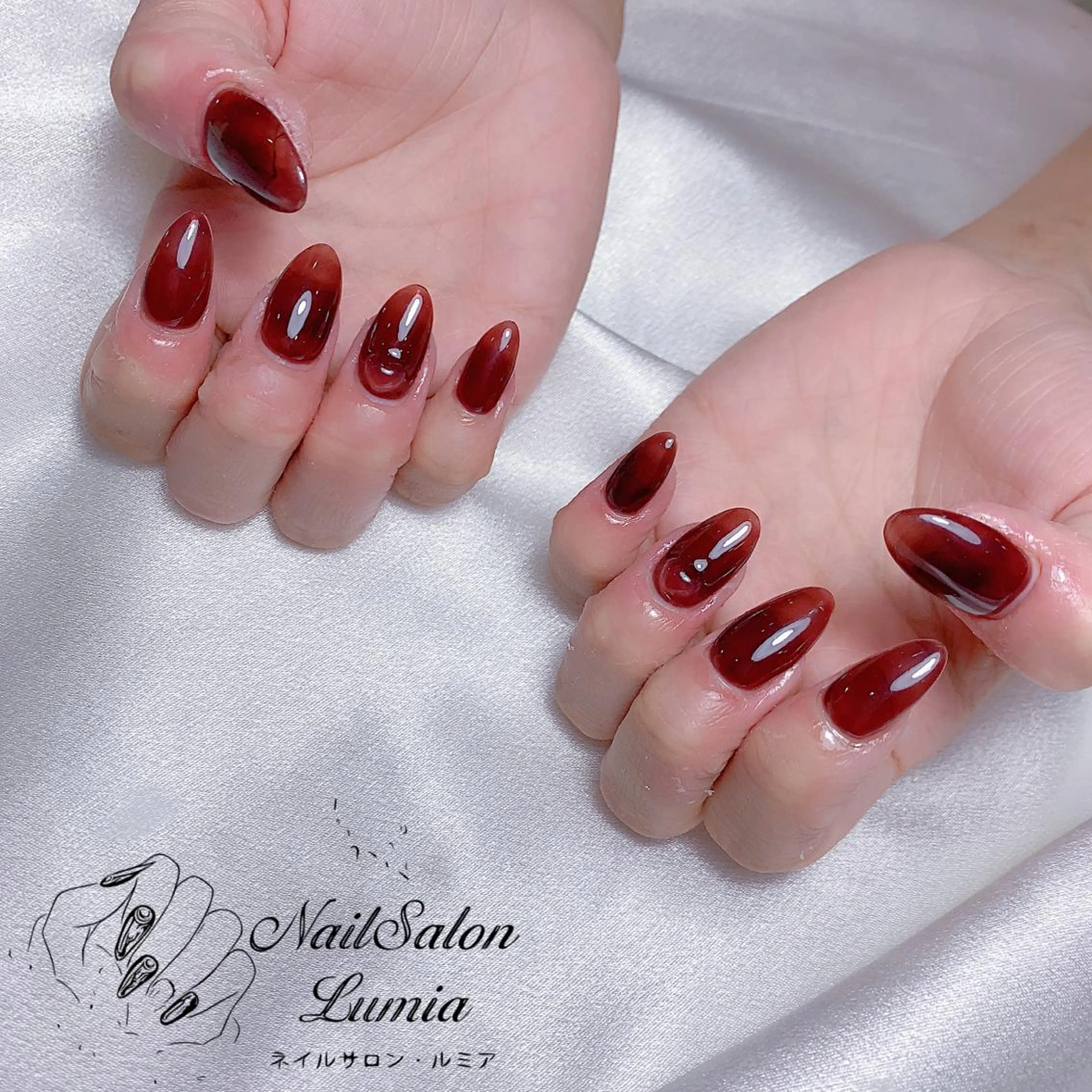 ネイル ハンドネイル ネイルサロン ルミア Lumia 店長のネイルデザイン