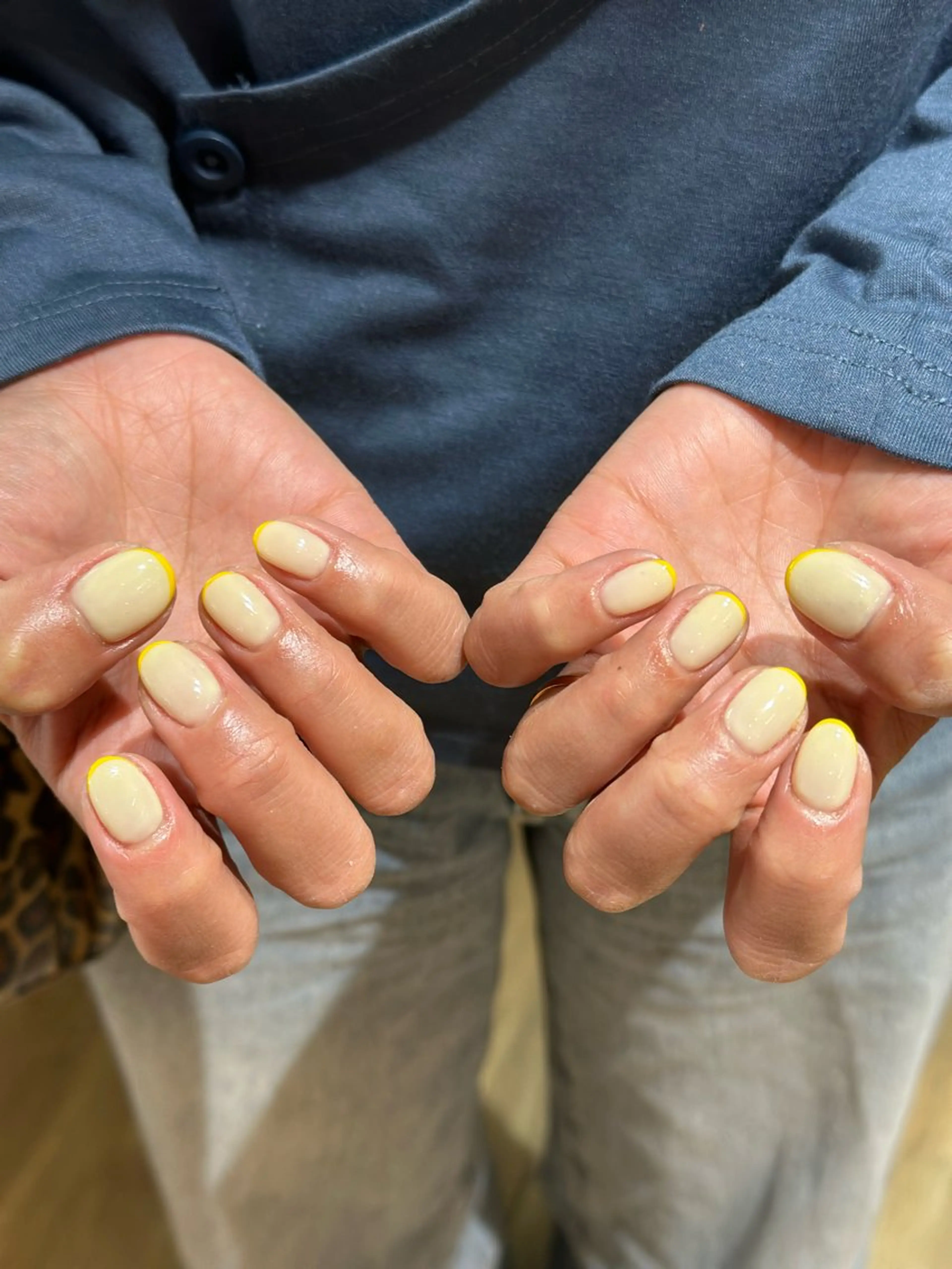 ネイル クリアネイル フレンチネイル ワンカラーネイル ハンドネイル 松永 稚奈のネイルデザイン