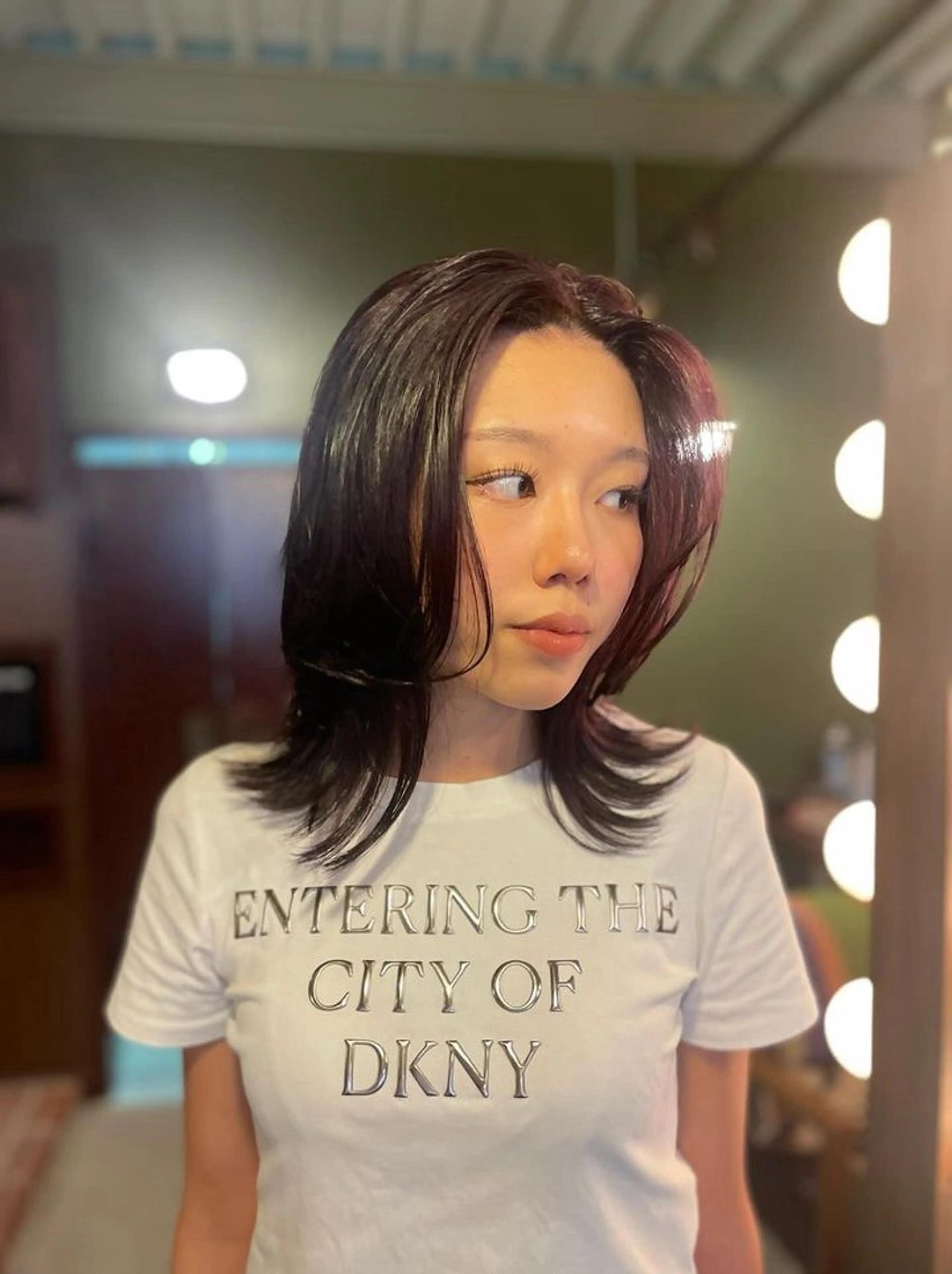 ミディアム カラー カット ヘアカラー トリートメント PATH-hair. storeのヘアスタイル