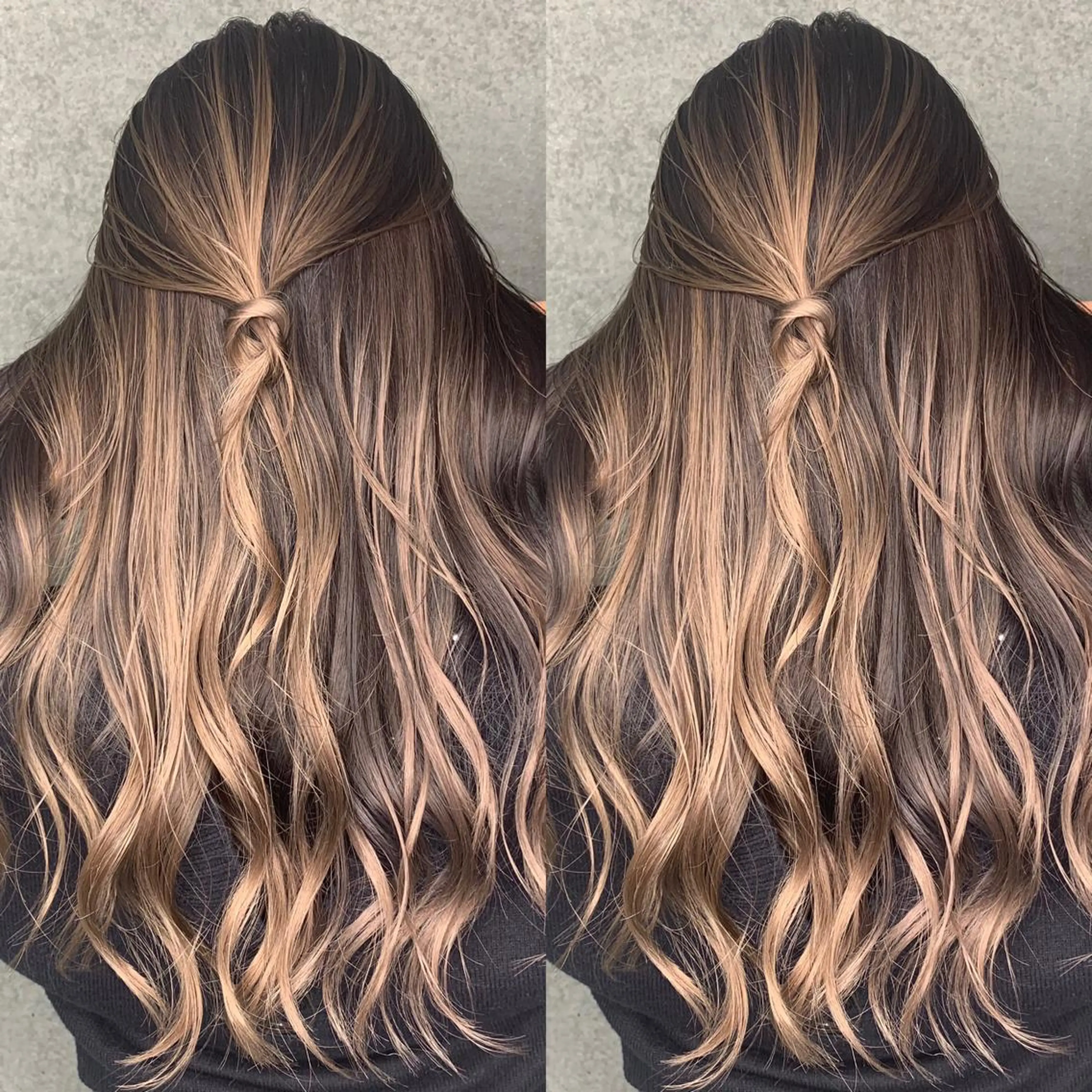 ロング カラー バレイヤージュ レイヤーカット Clair クレアのヘアスタイル