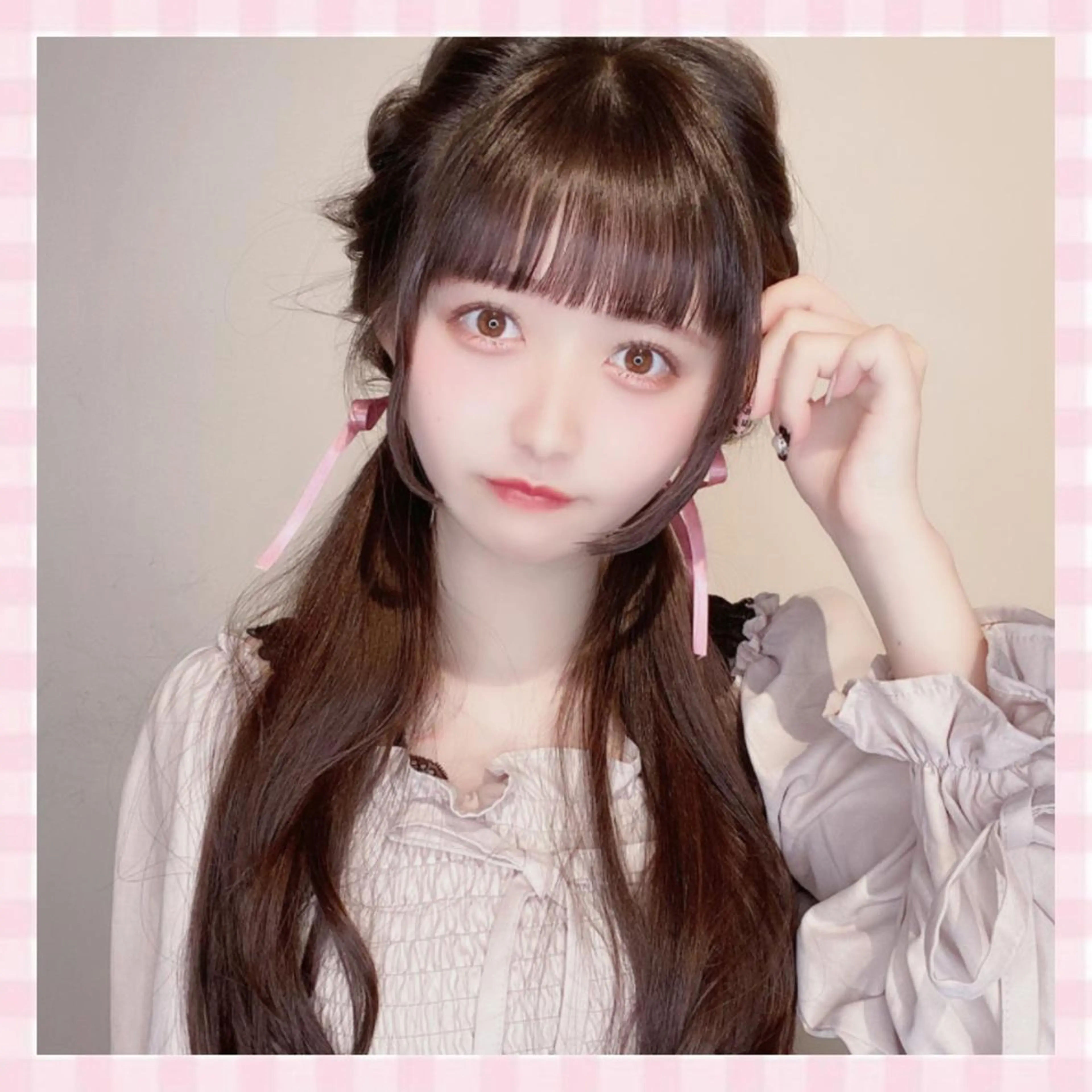 ロング ヘアアレンジ カット ヘアカラー トリートメント 💗ガーリーヘア🎀 saki💗のヘアスタイル