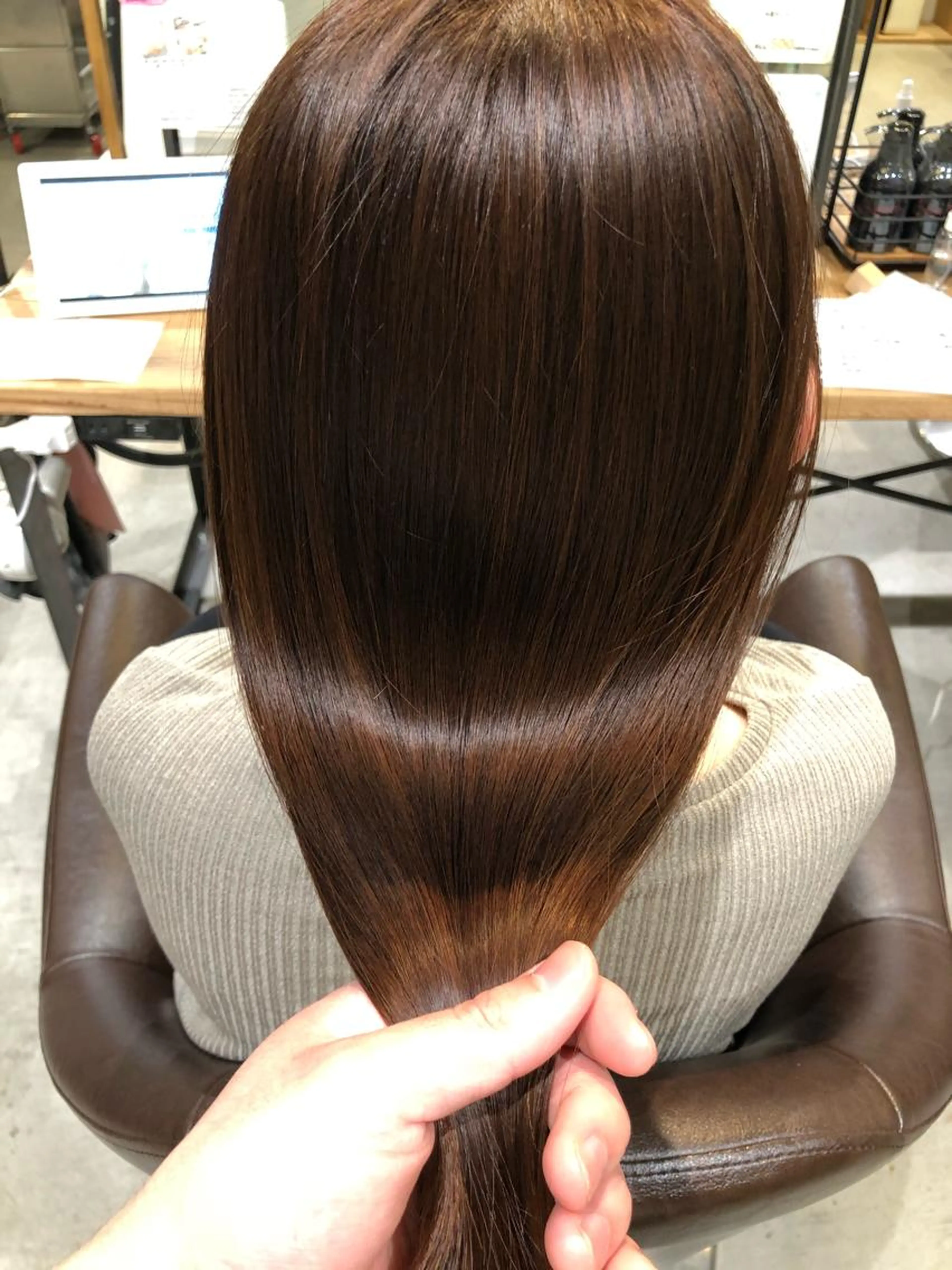 💕カット+プレミアム縮毛矯正+3stepトリートメント💕の写真