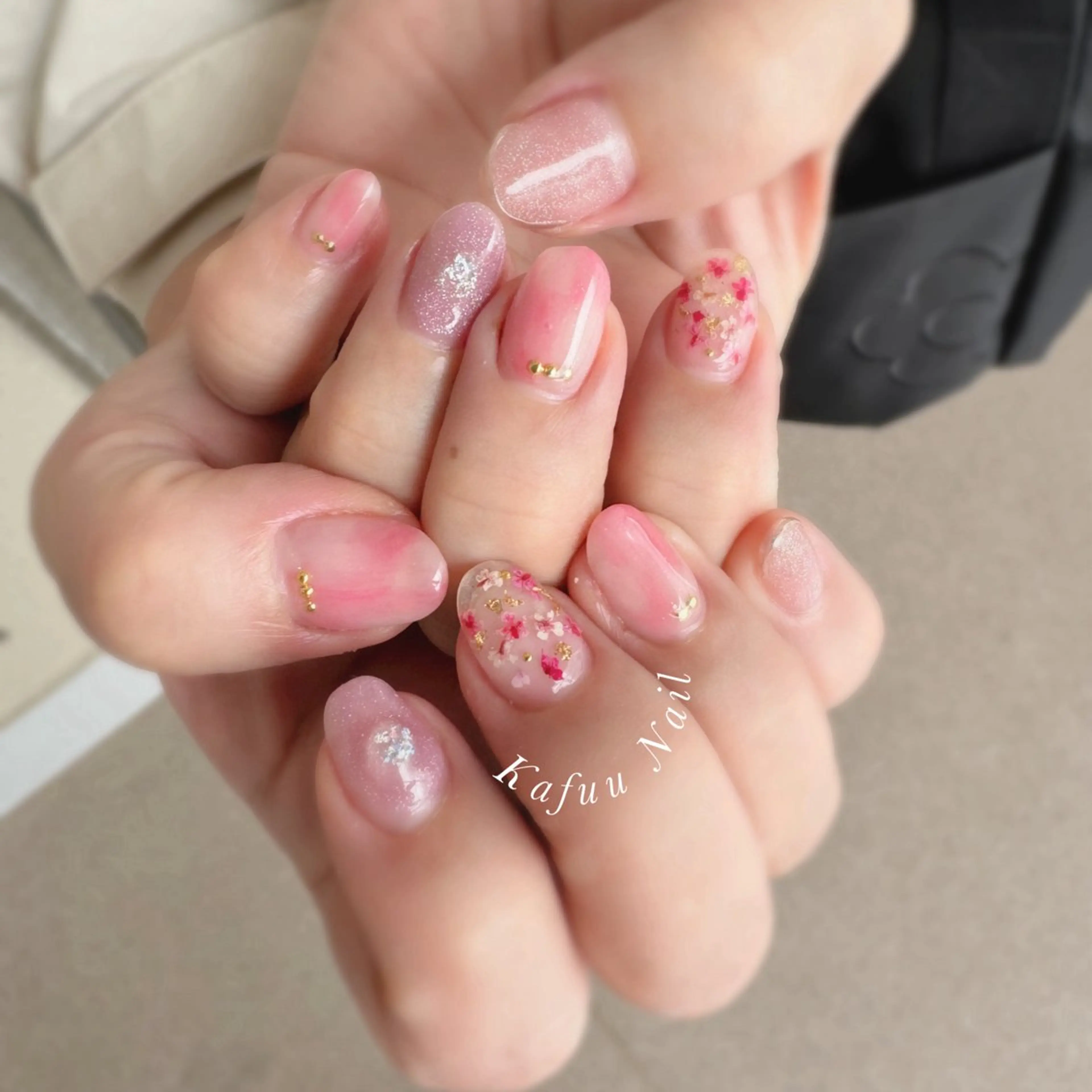 ミディアム Kafuu Nailのネイルデザイン