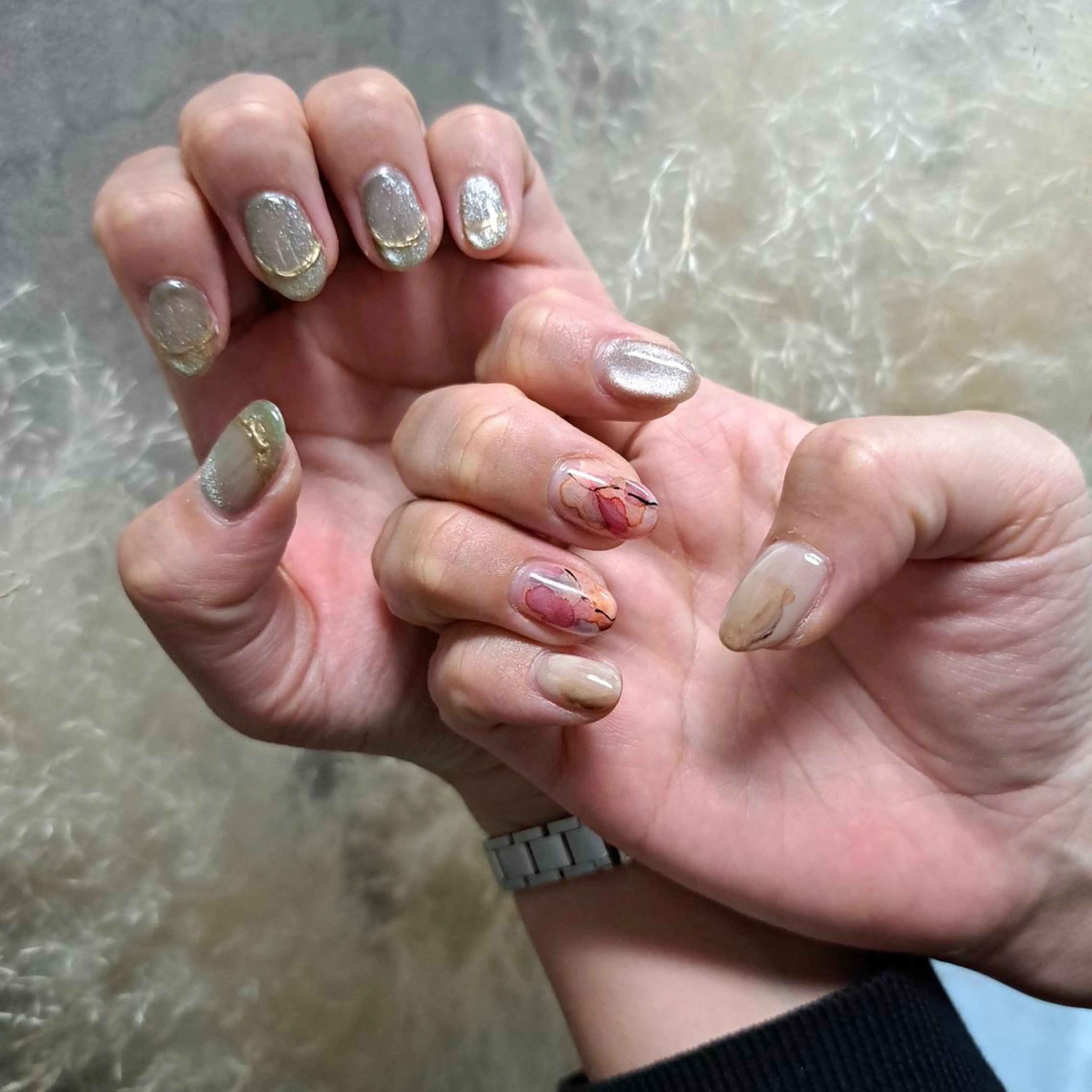 ネイル アートネイル ジェルネイル ニュアンスネイル スカルプネイル nailstudio eviz新宿店のネイルデザイン