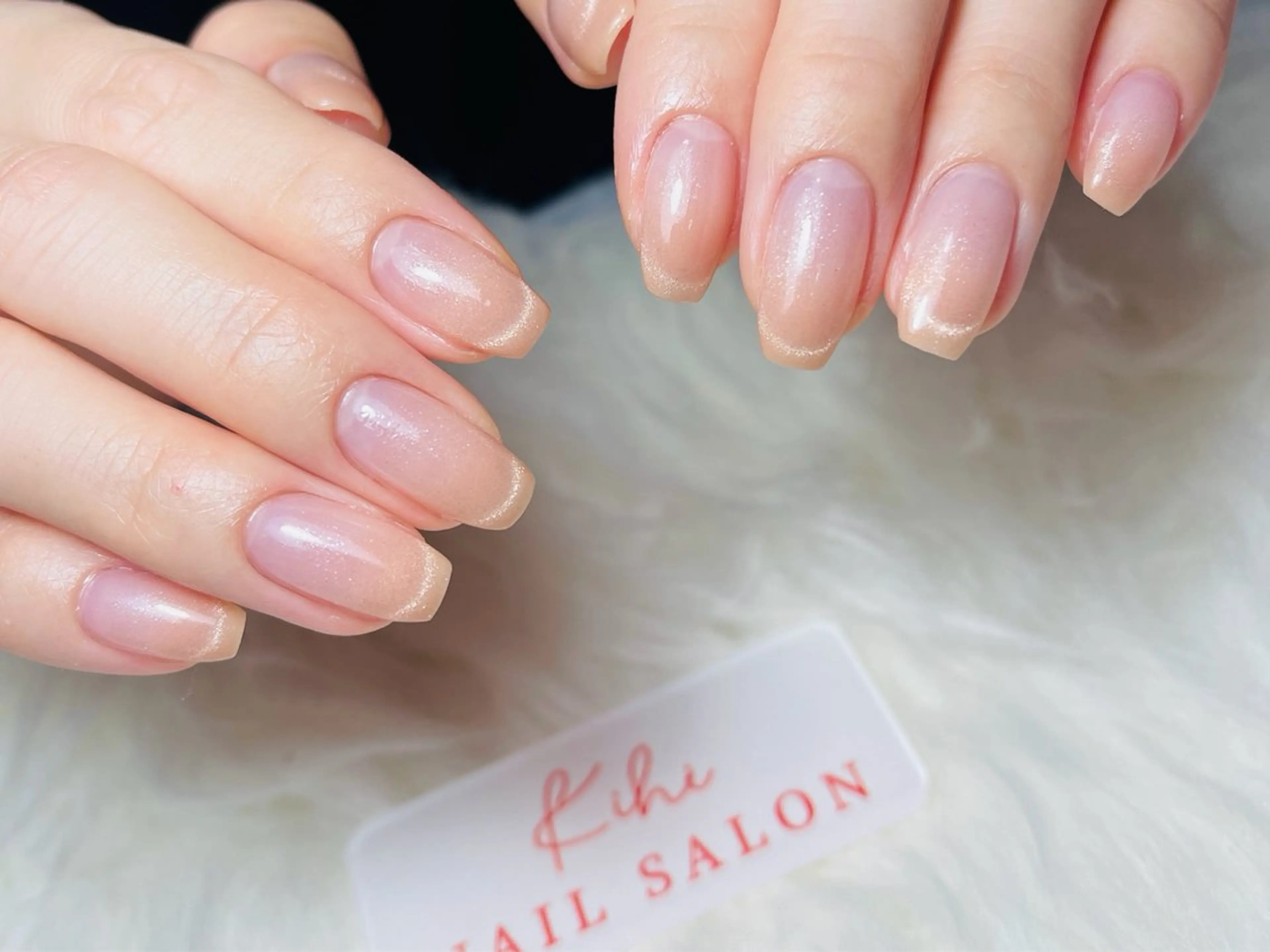 ネイル アートネイル フレンチネイル ジェルネイル グラデーション 韓国ネイル ハンドネイル ハンドケア さくら💮💮 【オフ無料】のネイルデザイン