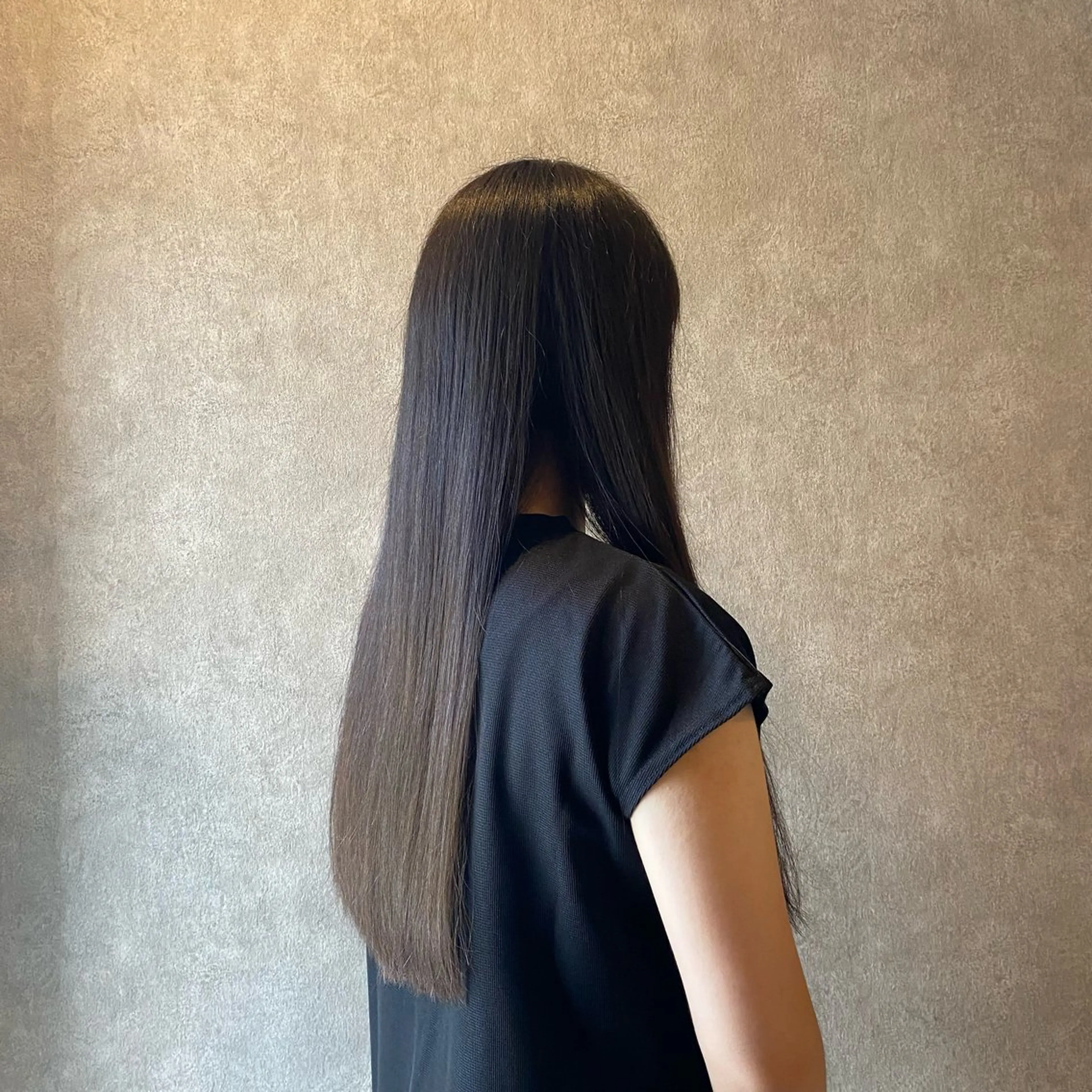 ロング 縮毛矯正 トリートメント amie所属・会話少なめ/ 髪質改善/Ruiのヘアスタイル