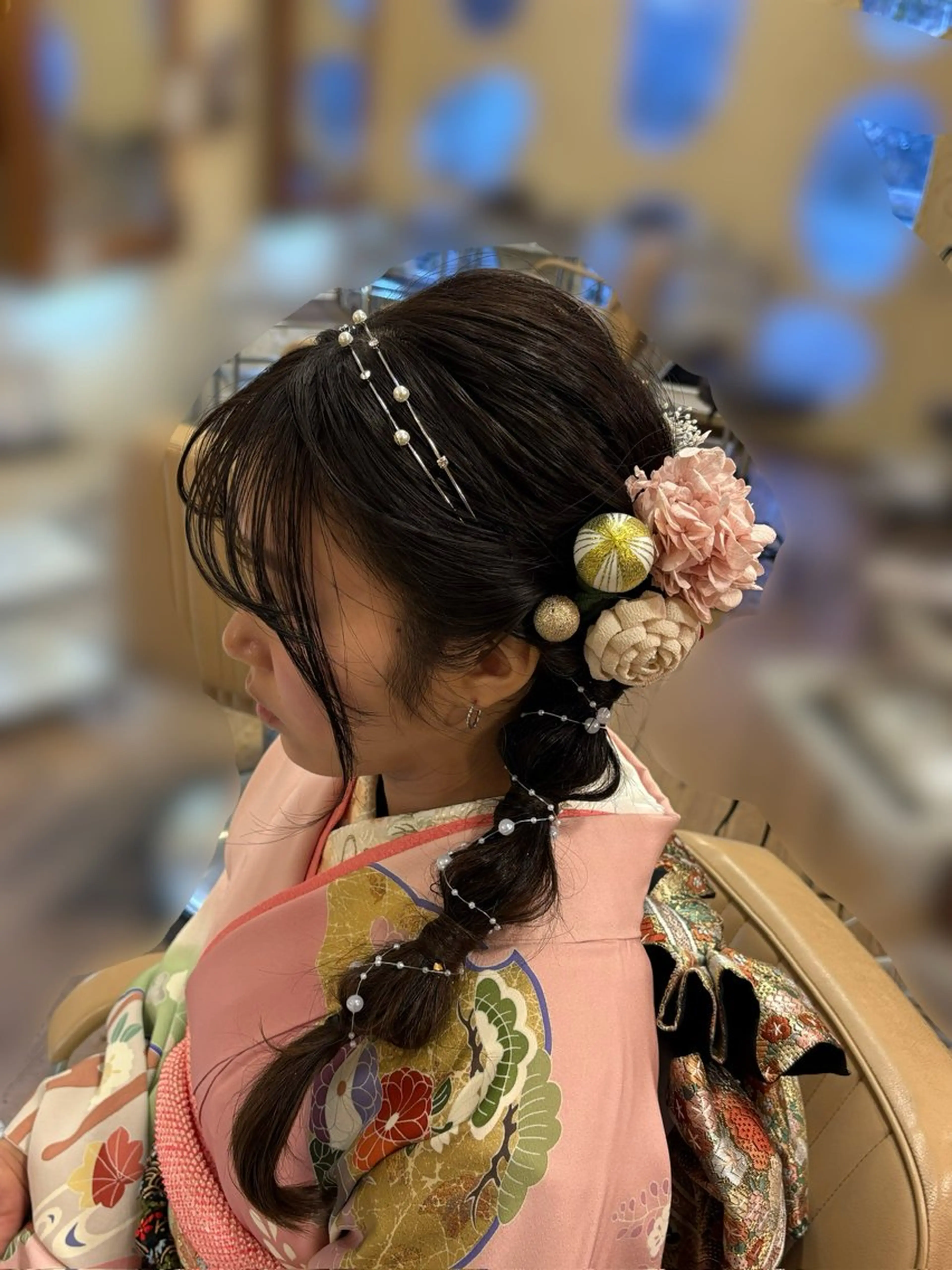 ロング 柘植 雅大のヘアスタイル