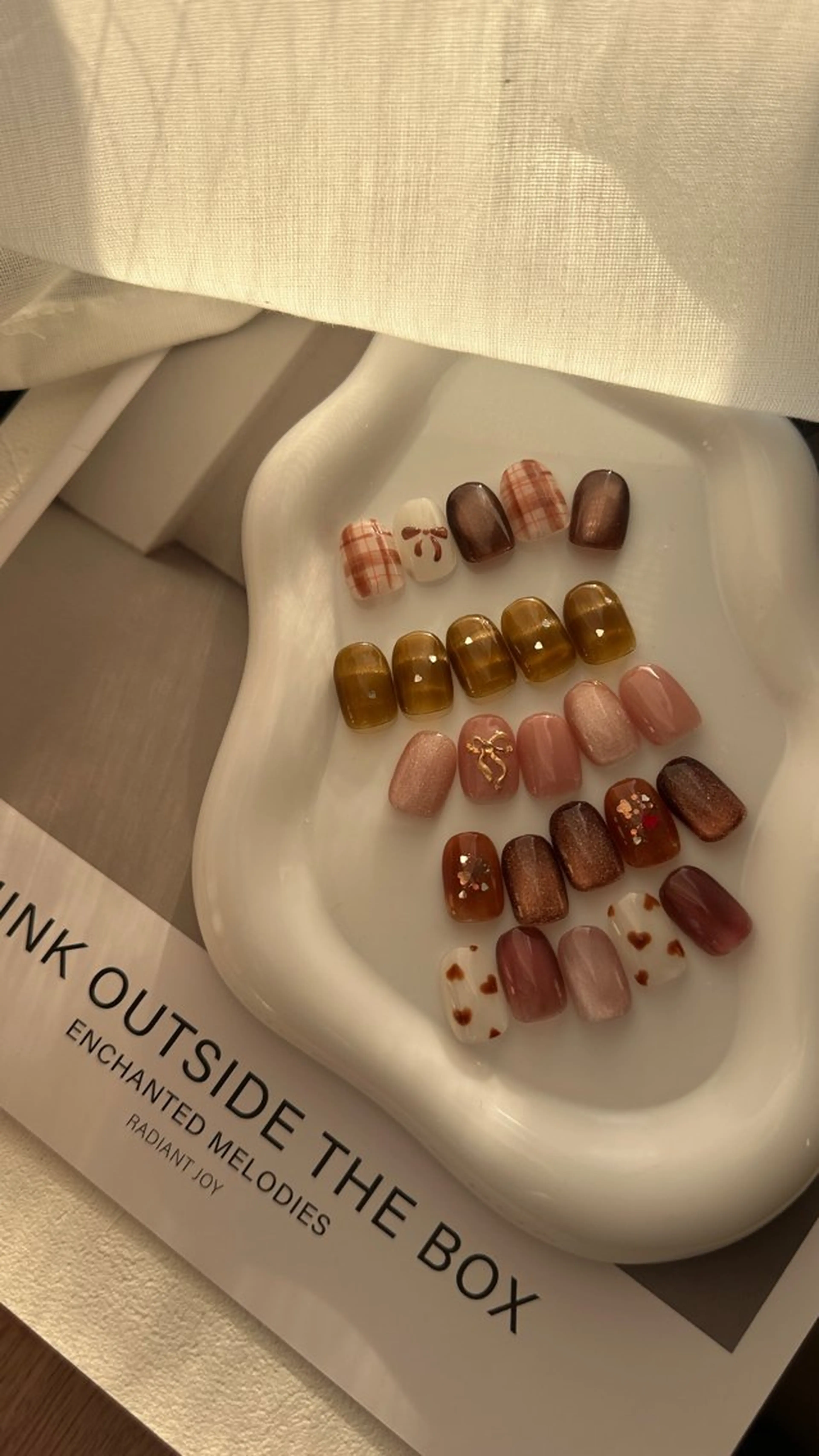 ネイル バレンタイン ハンドネイル cyaan所属・nail salon Cyaanのネイルデザイン