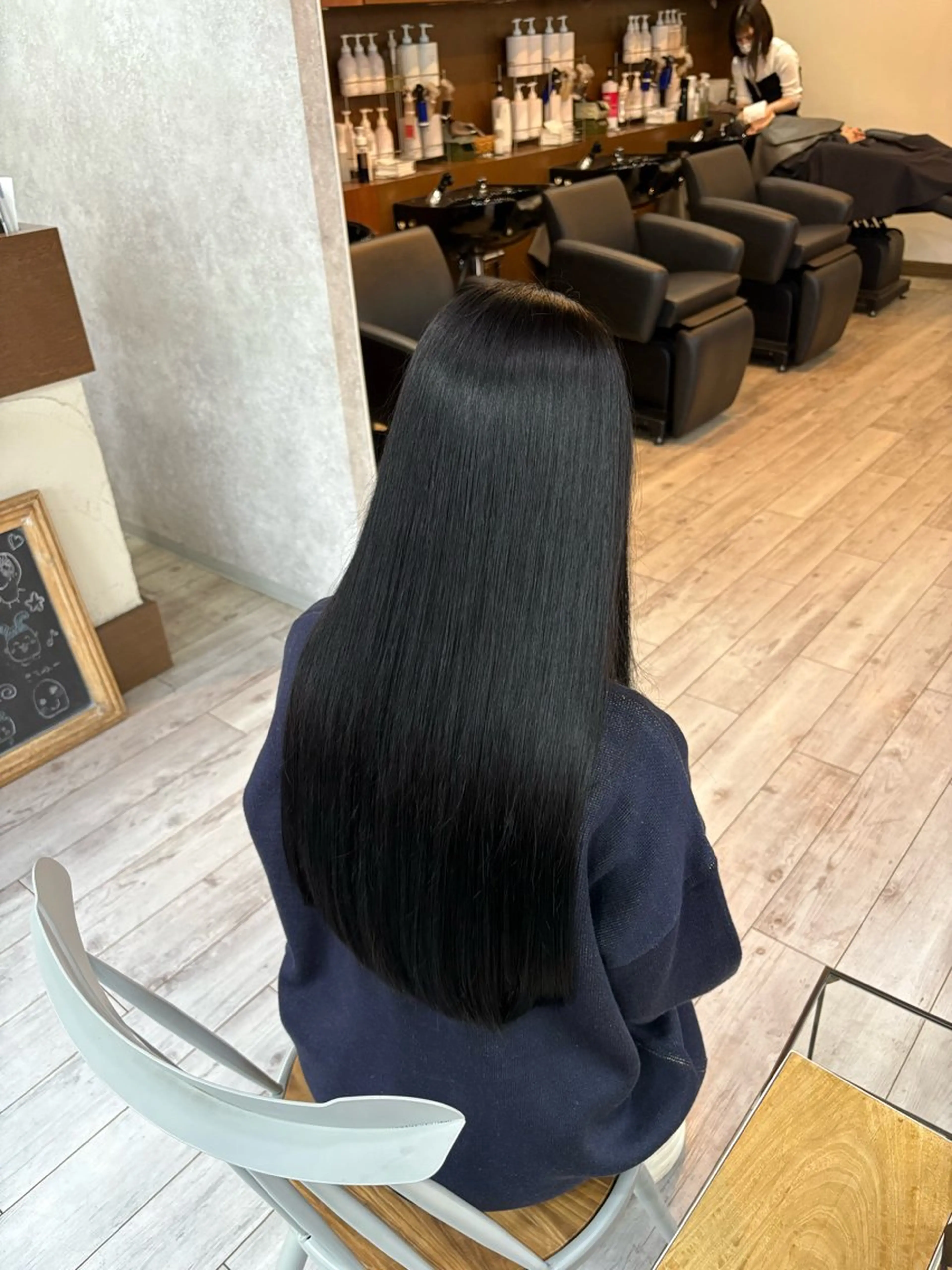 ロング カラー ヘアカラー トリートメント なぎは/似合わせ・ ナチュラルカラーのヘアスタイル