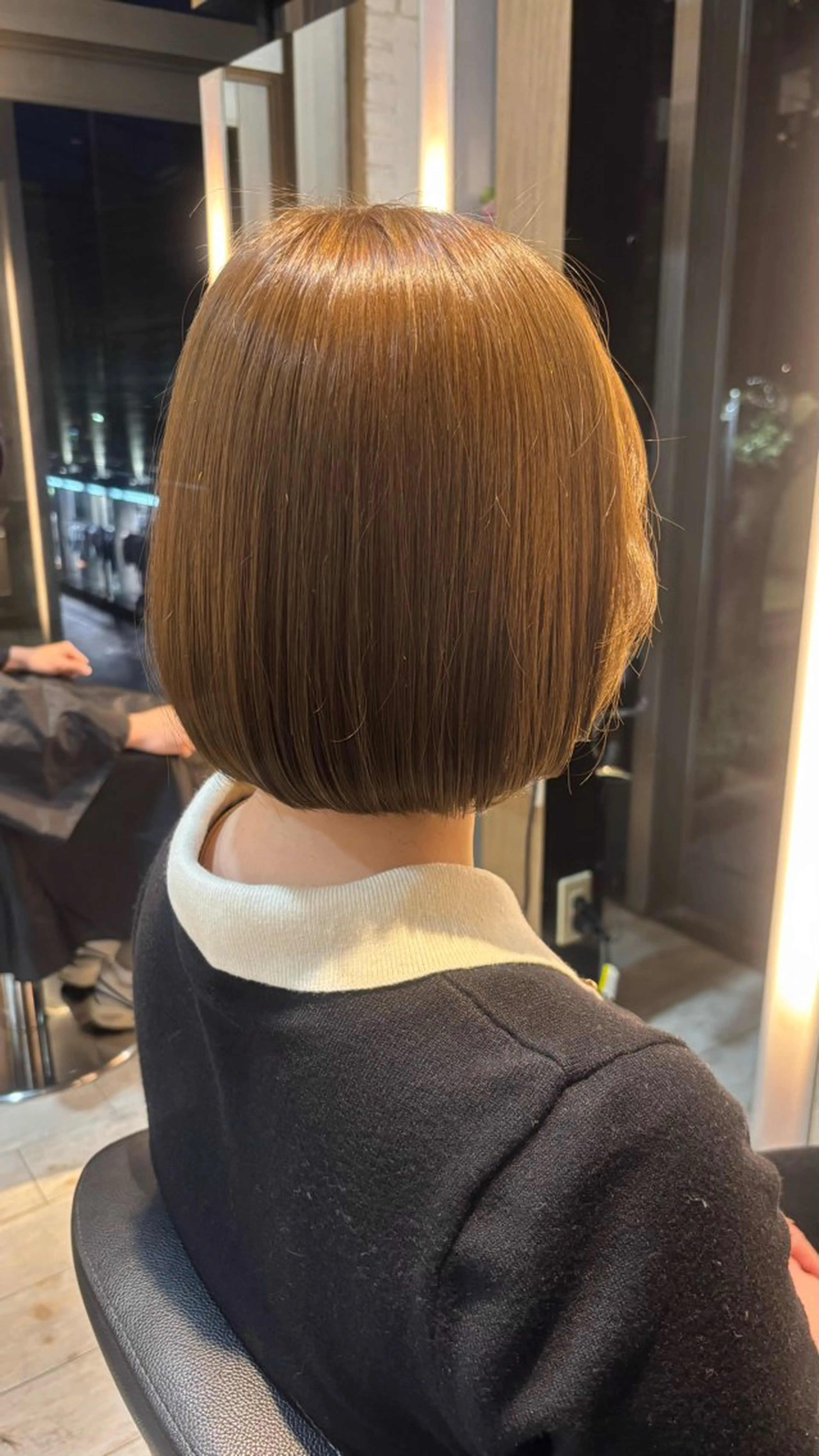 カラー ブリーチ ダブルカラー ブリーチなしカラー ヘアカラー miyu/ボブ/ 透明感カラー/栄のヘアスタイル