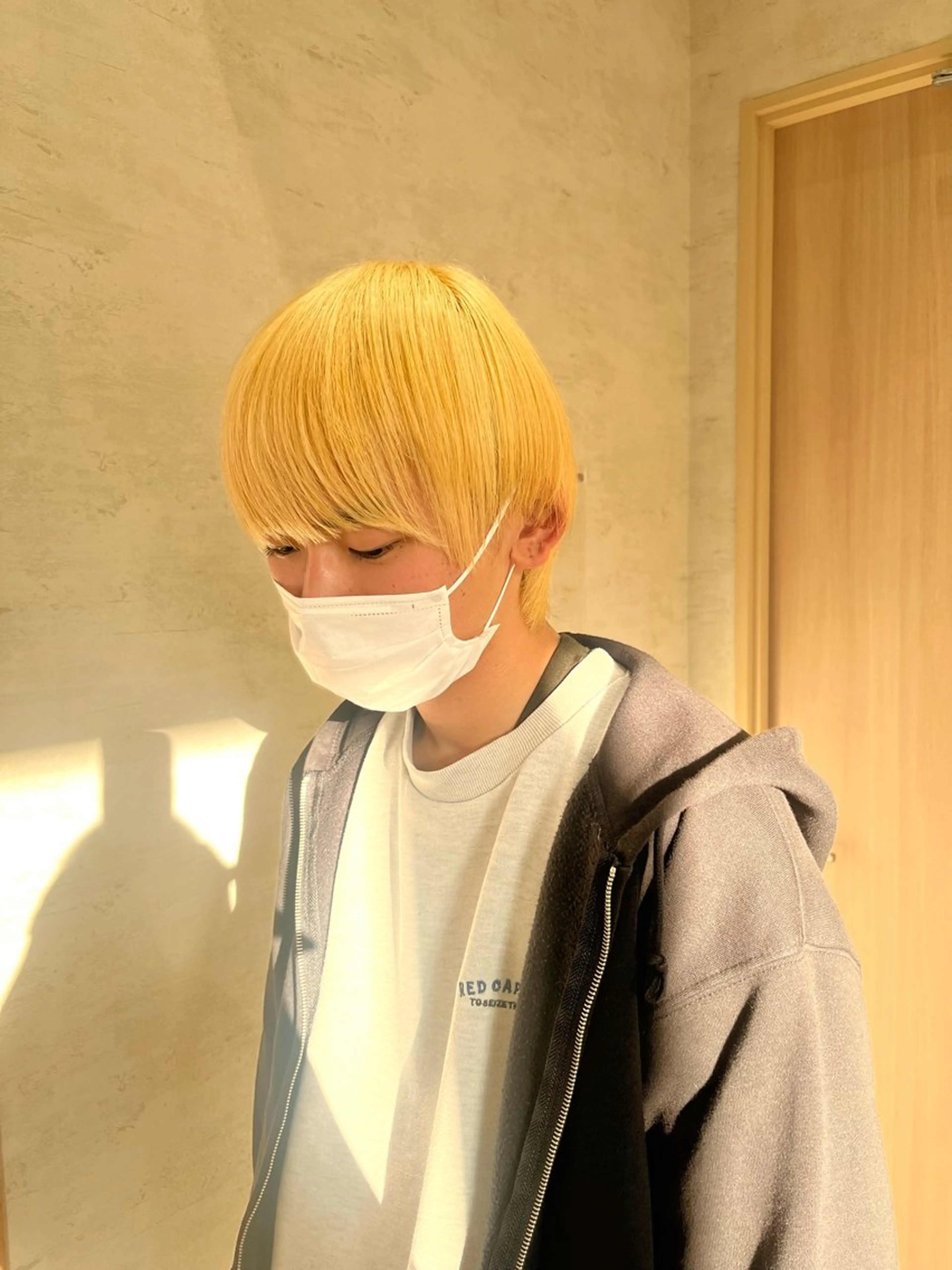 ショート カラー メンズ miku/ 透明感カラーのヘアスタイル