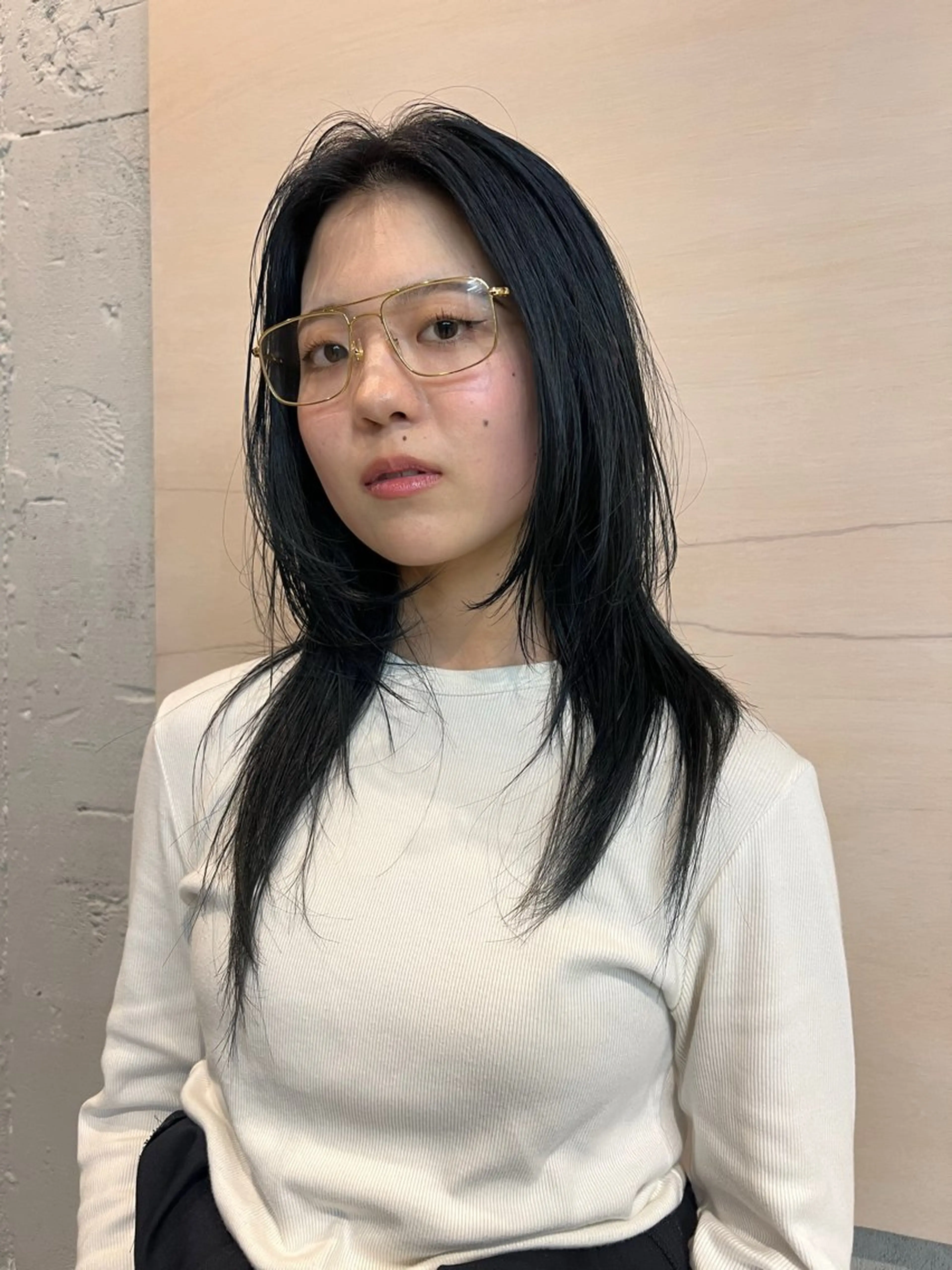 ロング カラー カット ヘアカラー casey所属・yu  /透明感 カラー/caseyのヘアスタイル