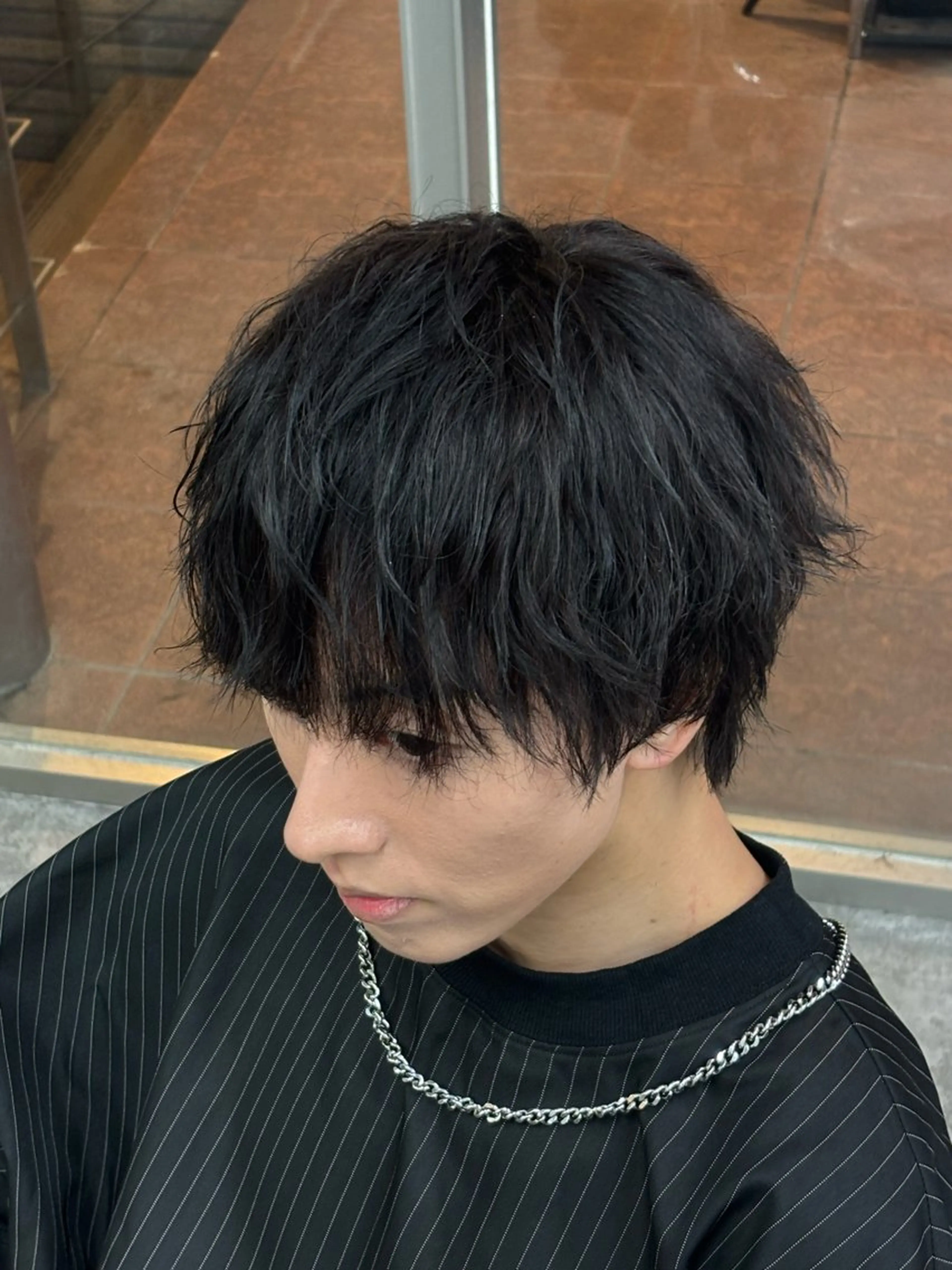 メンズハイトーン 北斗💍レイヤーのヘアスタイル