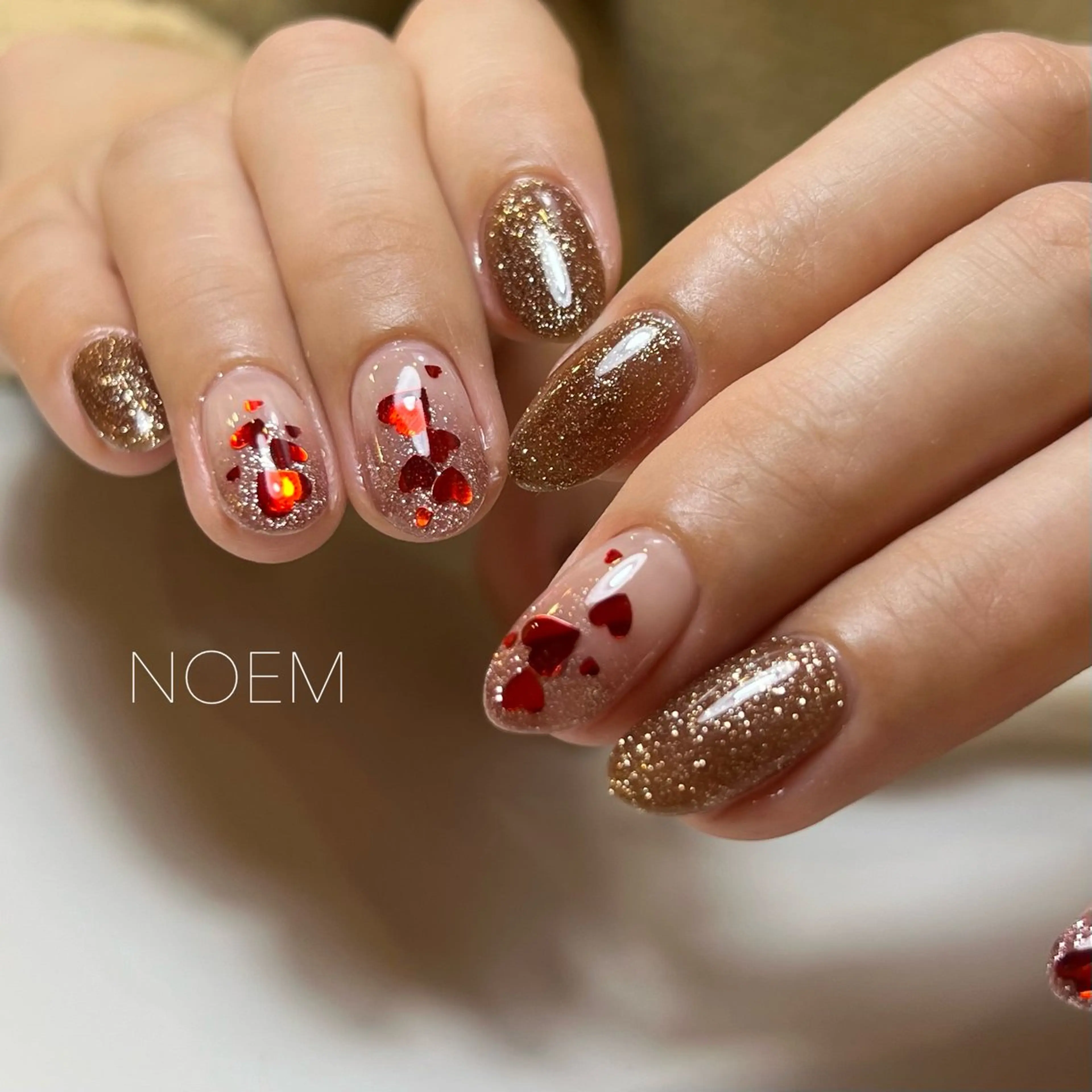 ネイル アートネイル バレンタイン YUKARI NOEMのネイルデザイン