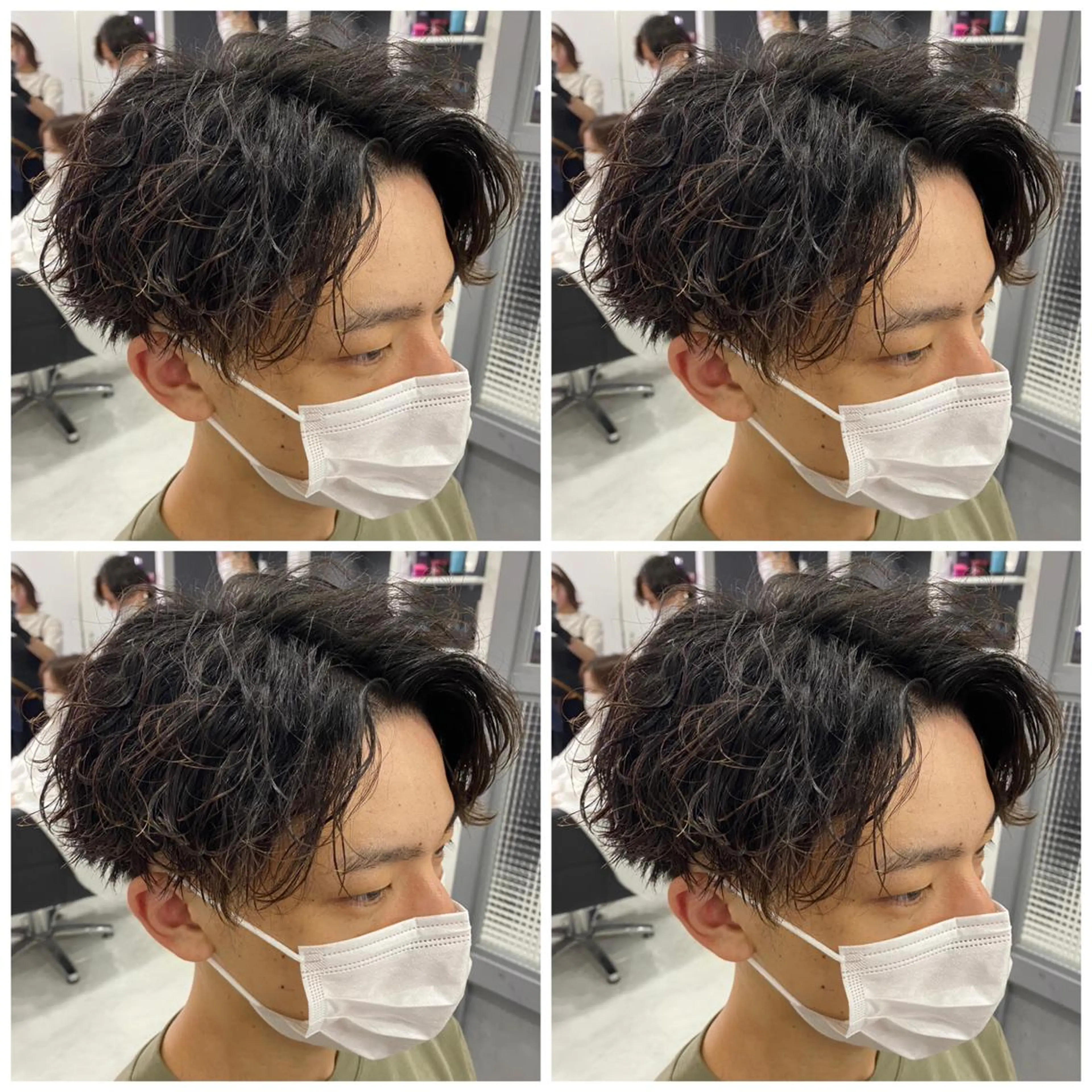 ミディアム パーマ メンズ 🔹似合わせ✖️垢抜 け職人/ℕ𝕆ℝ𝕀のヘアスタイル