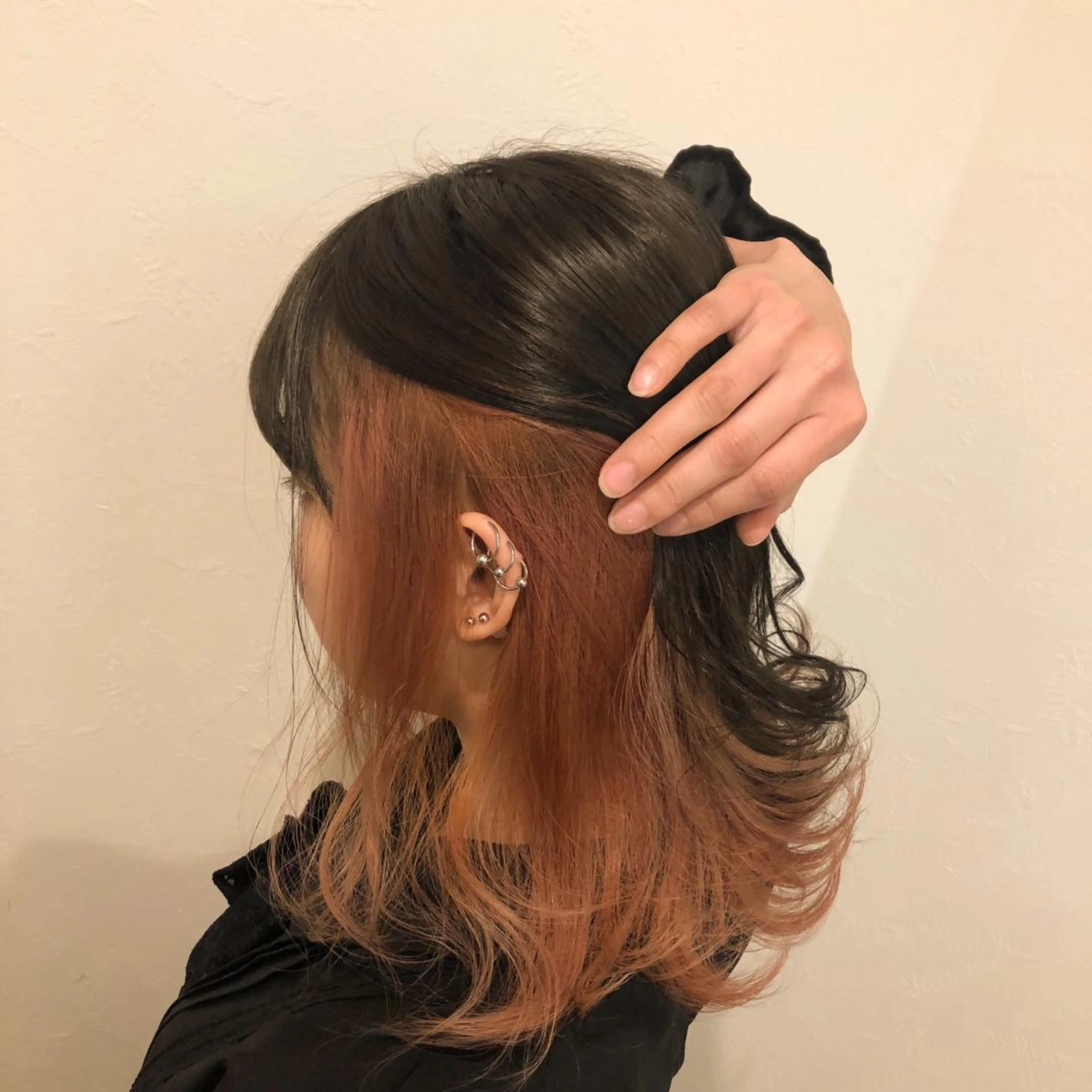 セミロング カラー 無料カットモデル募集 BLINK京橋店のヘアスタイル