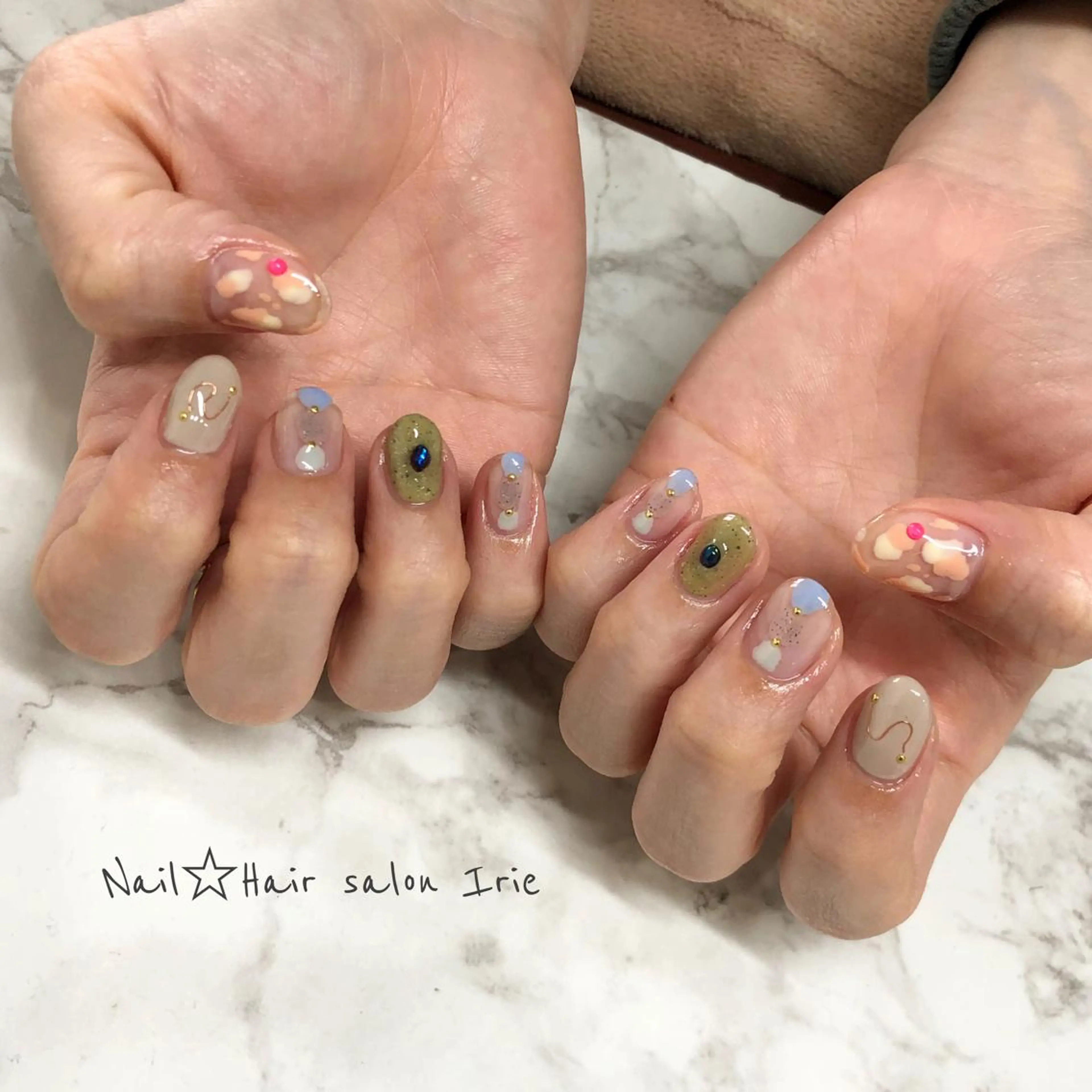 ネイル ハンドネイル Hair salon Irie所属・與儀 知佳のネイルデザイン