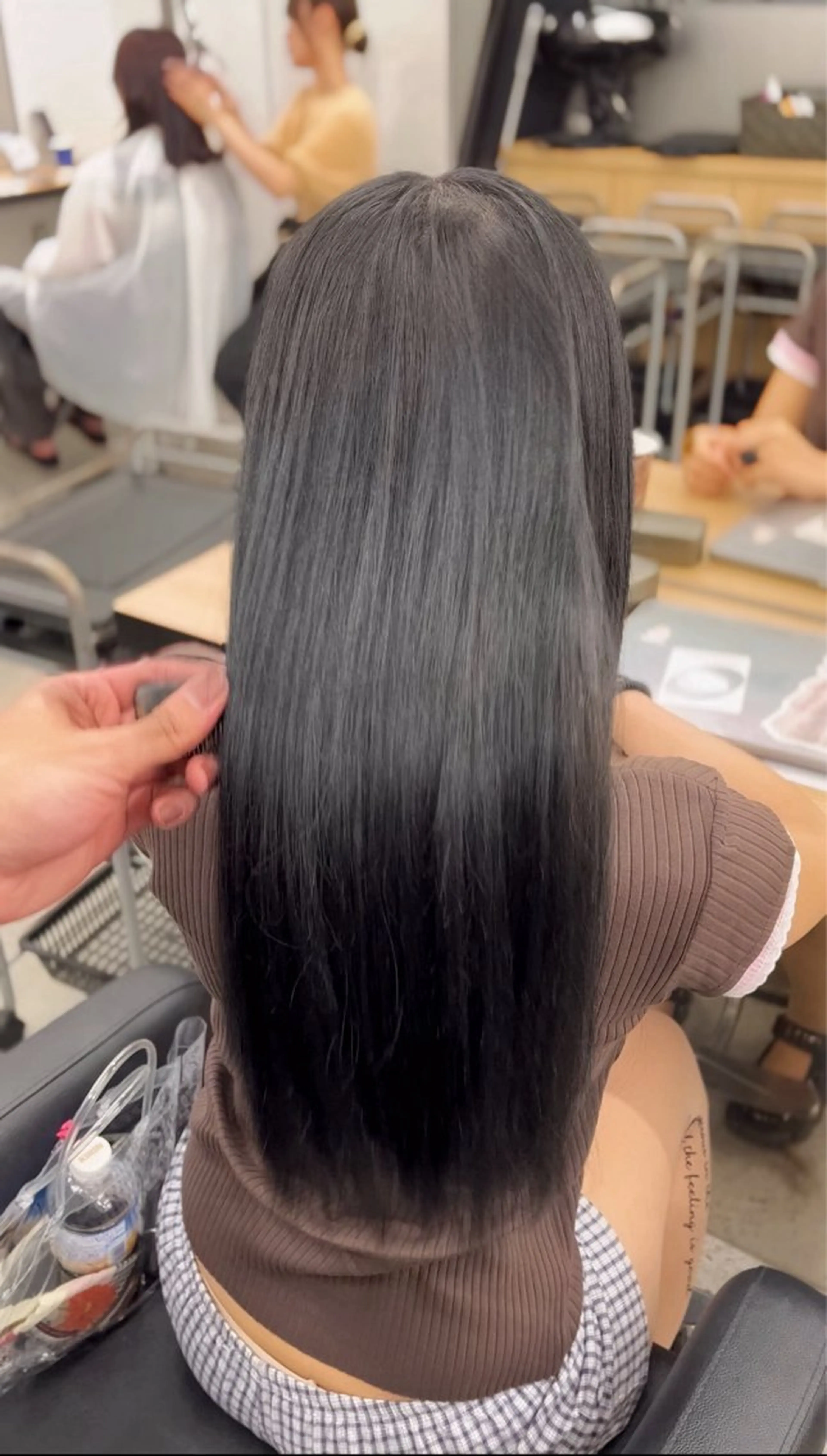 ロング 縮毛矯正 縮毛矯正/ハイトーン /パーマ/前原汐🎐のヘアスタイル