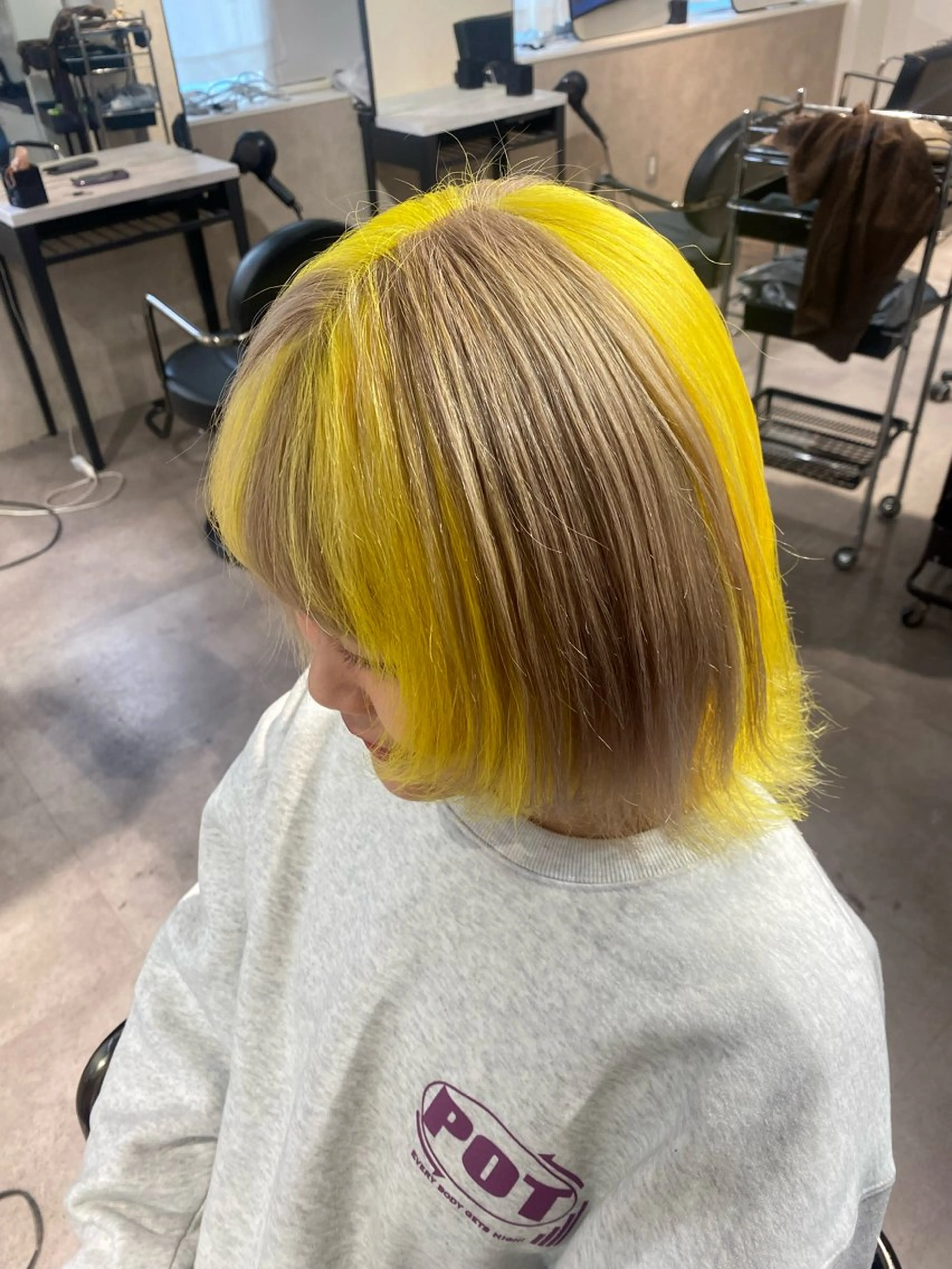 カラー ブリーチ デザインカラー ハイトーンカラー ヘアカラー ヘアセット Seleneコウキ ブリーチ/ハイトーンのヘアスタイル