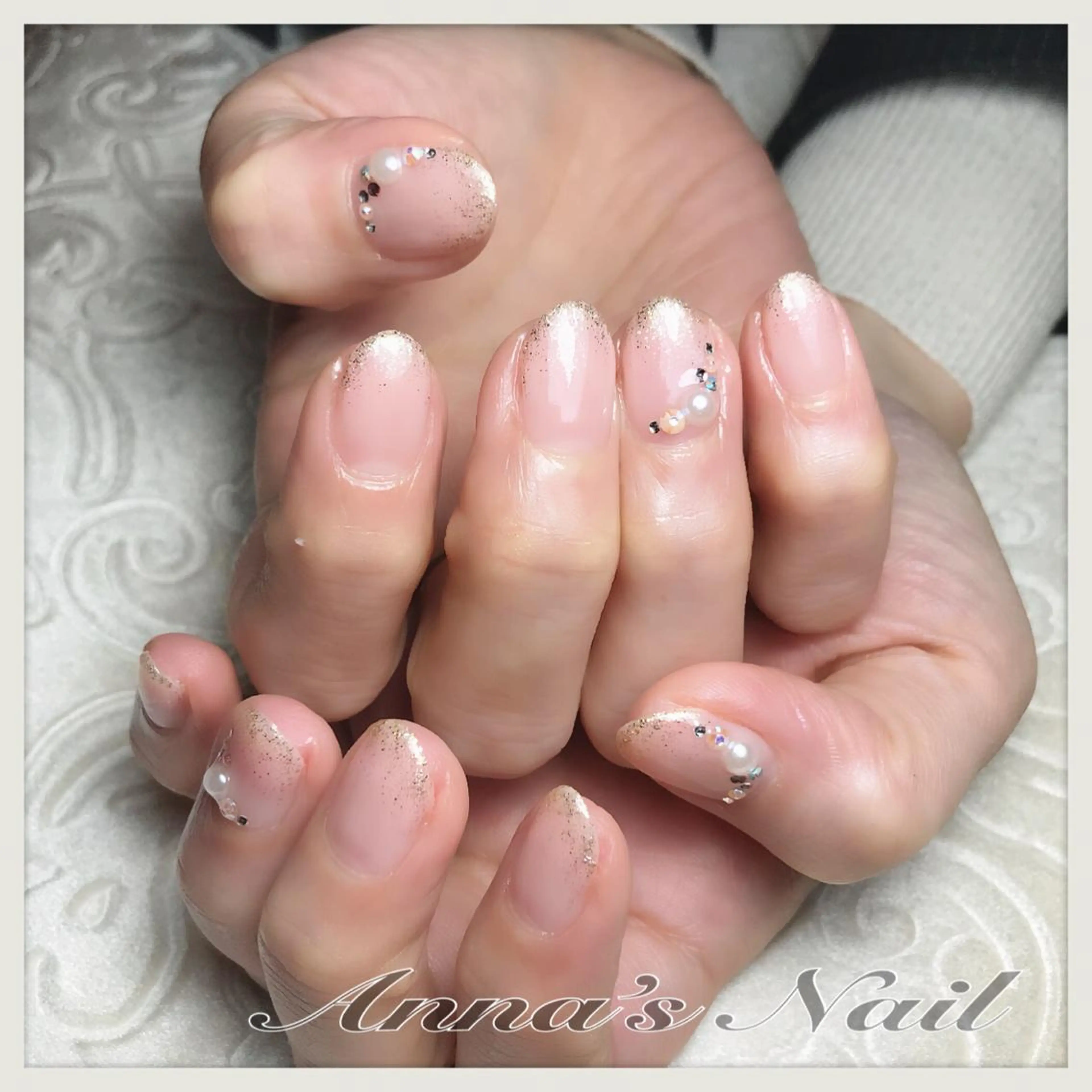 ネイル ラメ(グリッター) Anna’s Nail所属・清口 杏奈のネイルデザイン