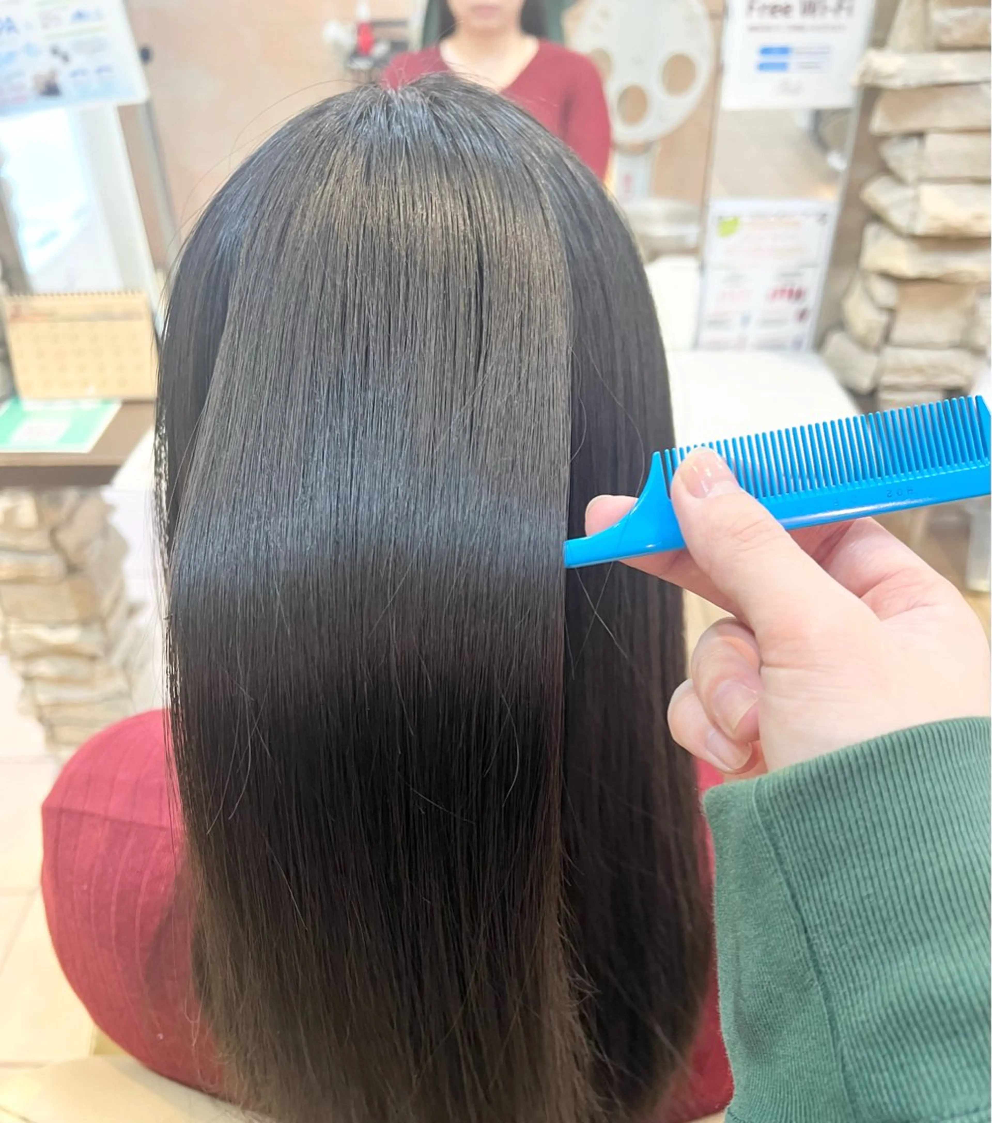 パーマ カット 縮毛矯正 地毛風ストレート ⚡️下ノ村柊斗⚡️のヘアスタイル