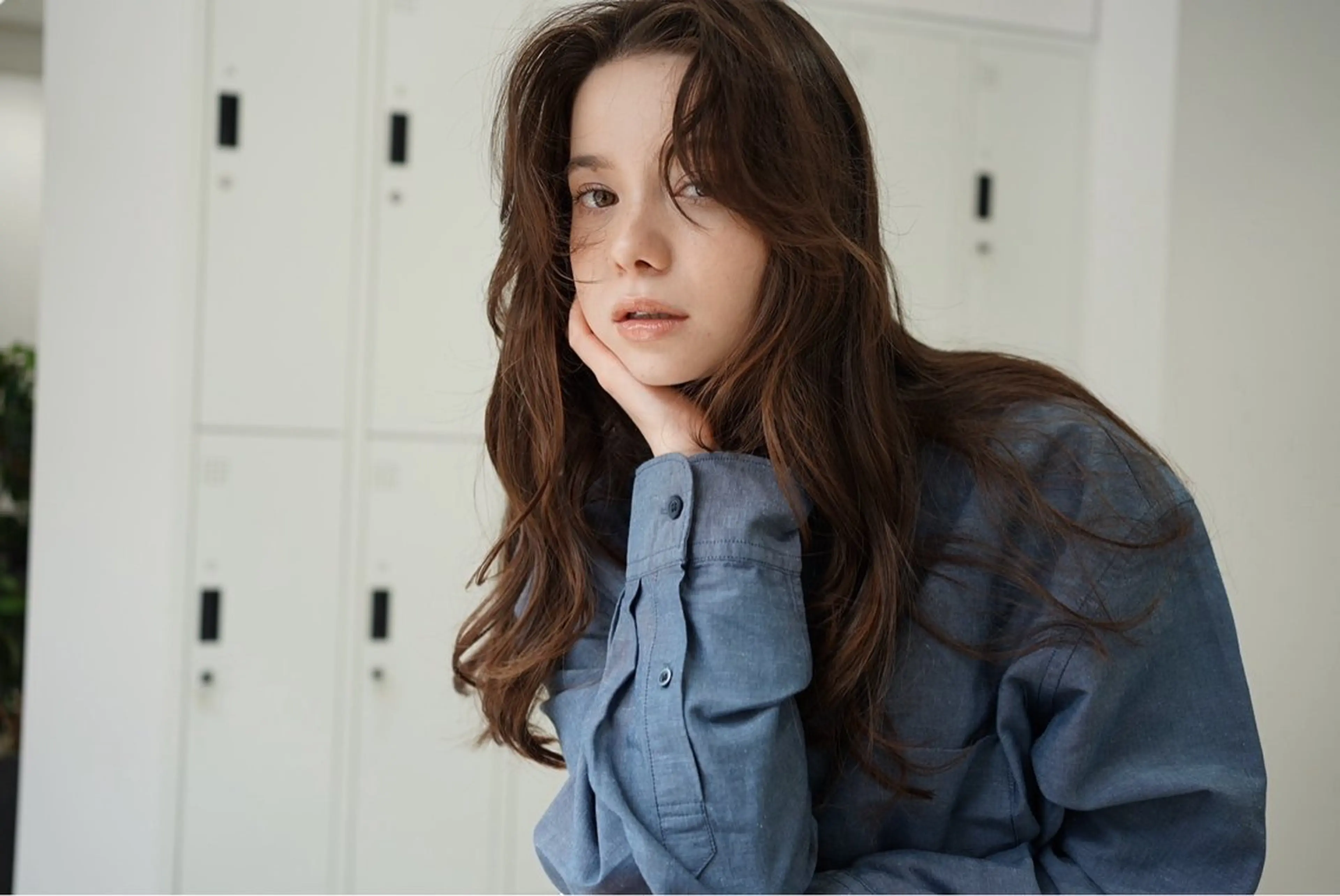 ロング ya₥a/メンズカッ ト/透明感カラーのヘアスタイル