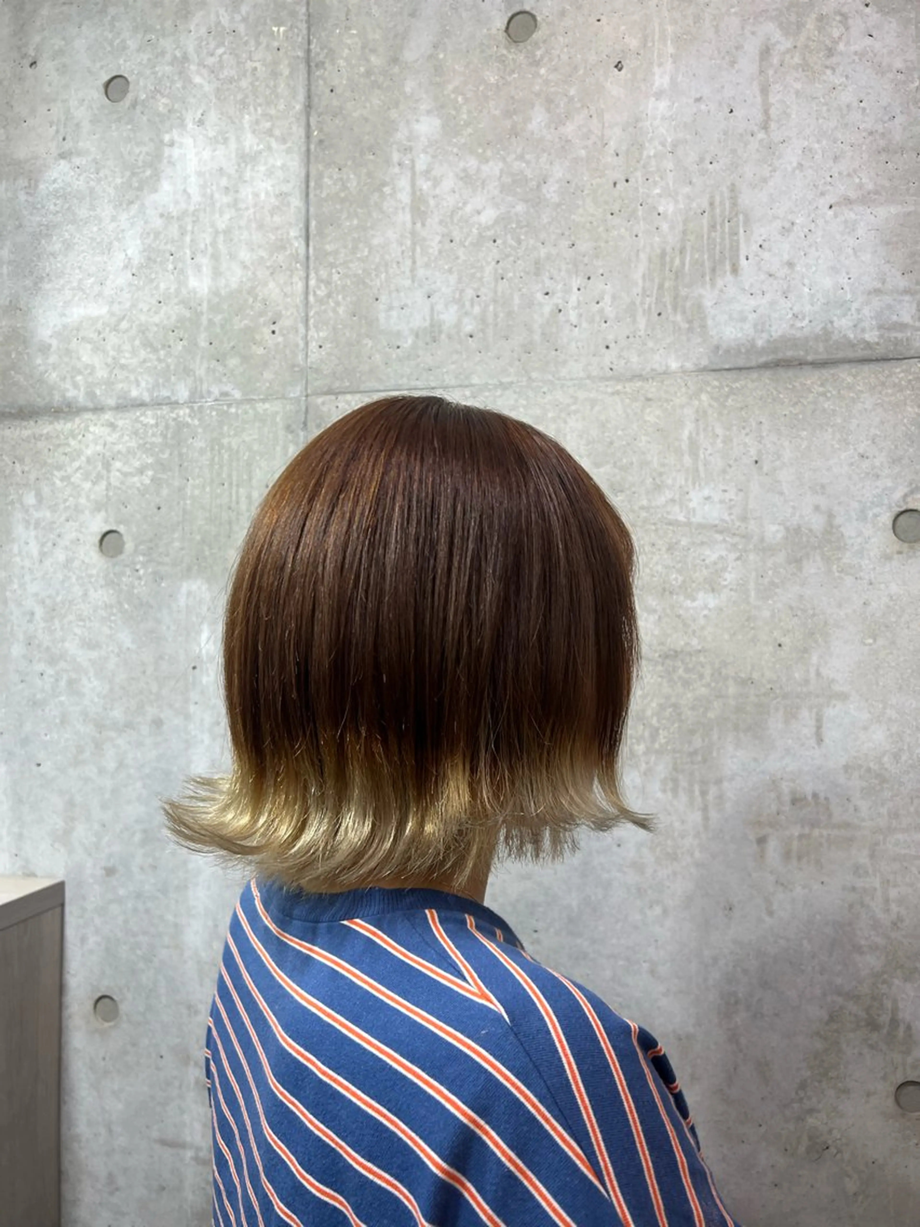 ミディアム ブリーチカラー/ 寺口佳希のヘアスタイル