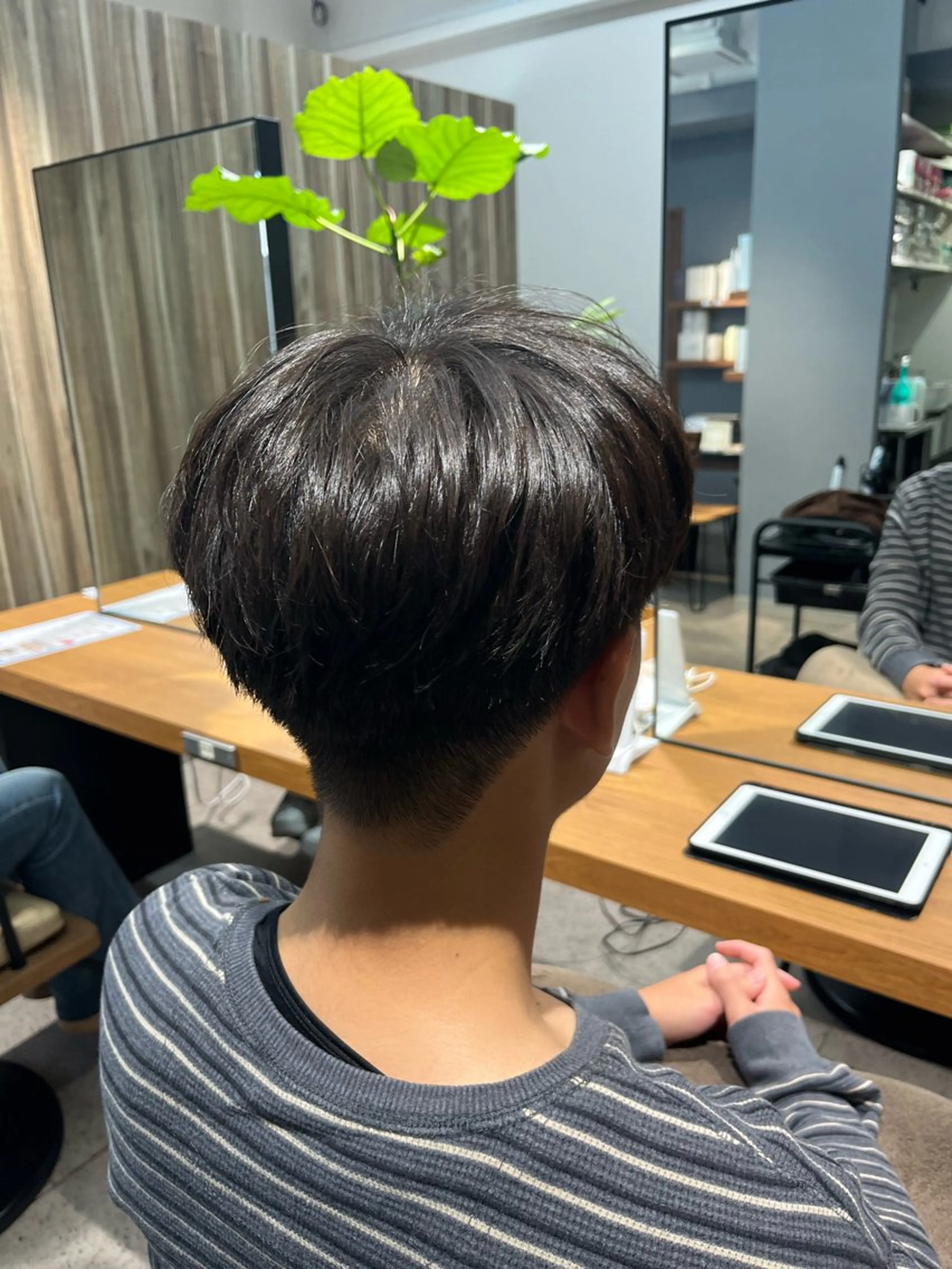 ショート メンズ カット メンズパーマモデル ／浅野未来🌼.*のヘアスタイル