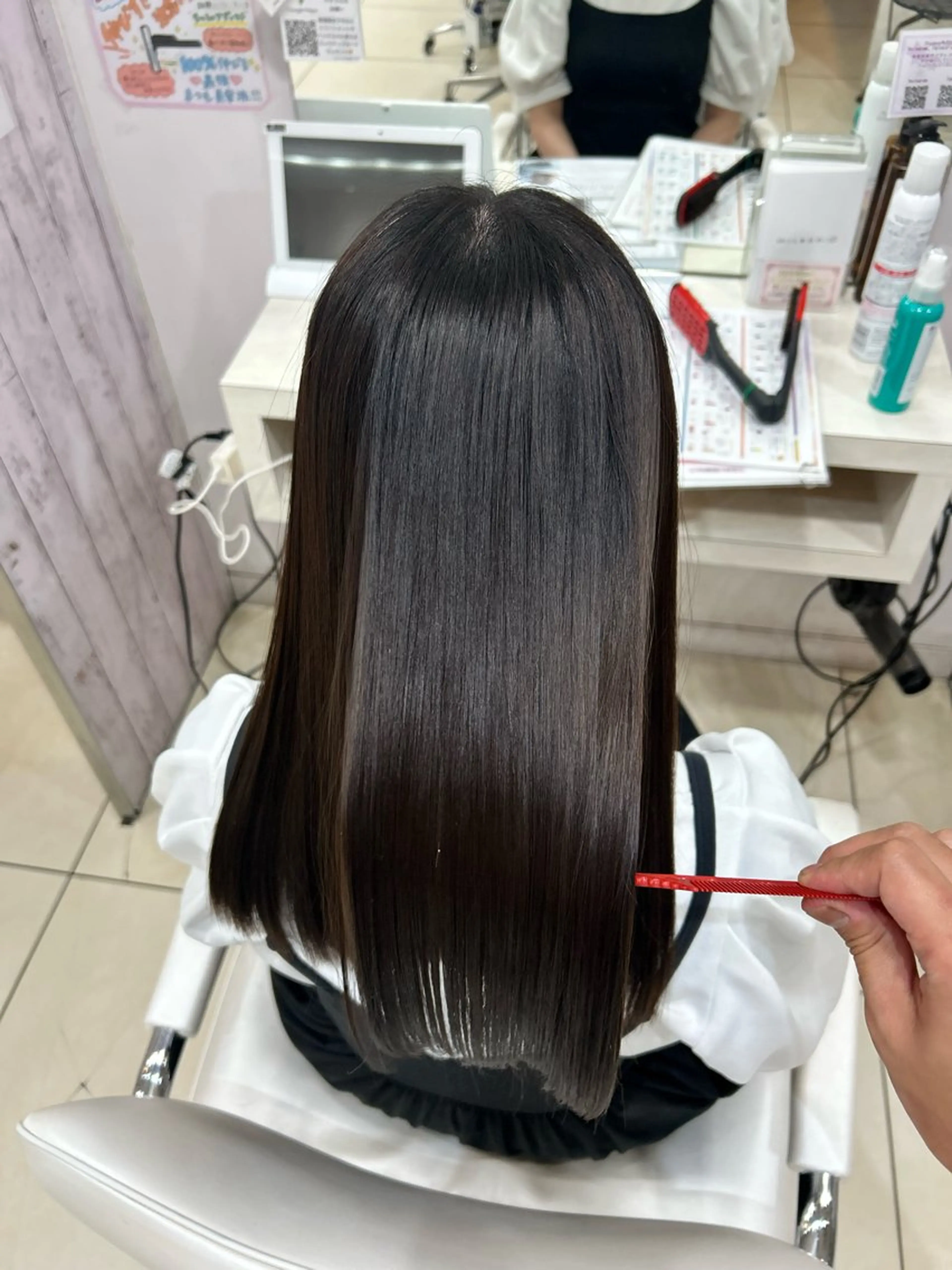 ロング カット ヘアカラー トリートメント 【髪質改善カラー】 瀧田嵐士🇰🇷のヘアスタイル