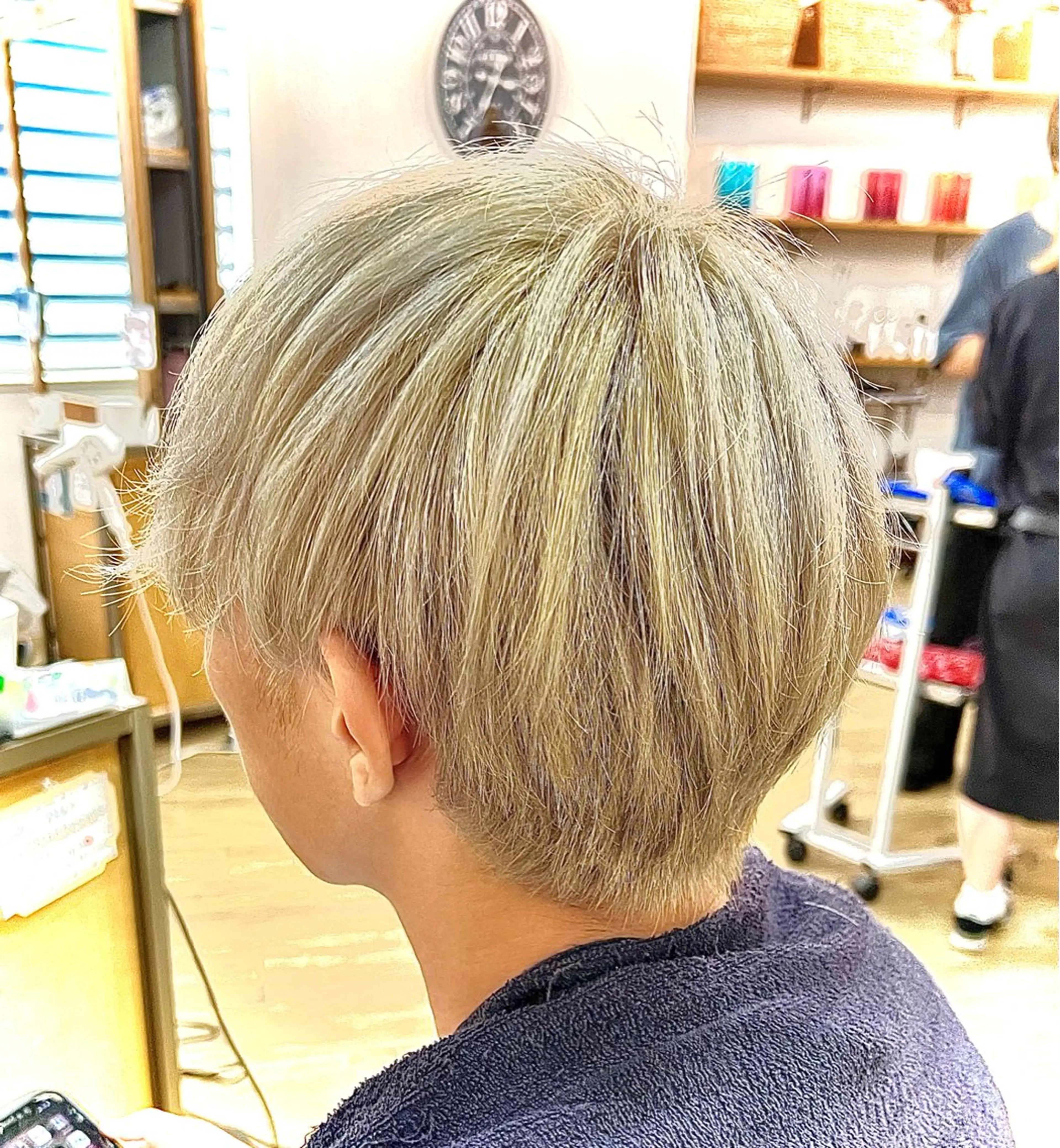 ミディアム カラー メンズ メンズカットグラデー ションカラー/ケイゴのヘアスタイル