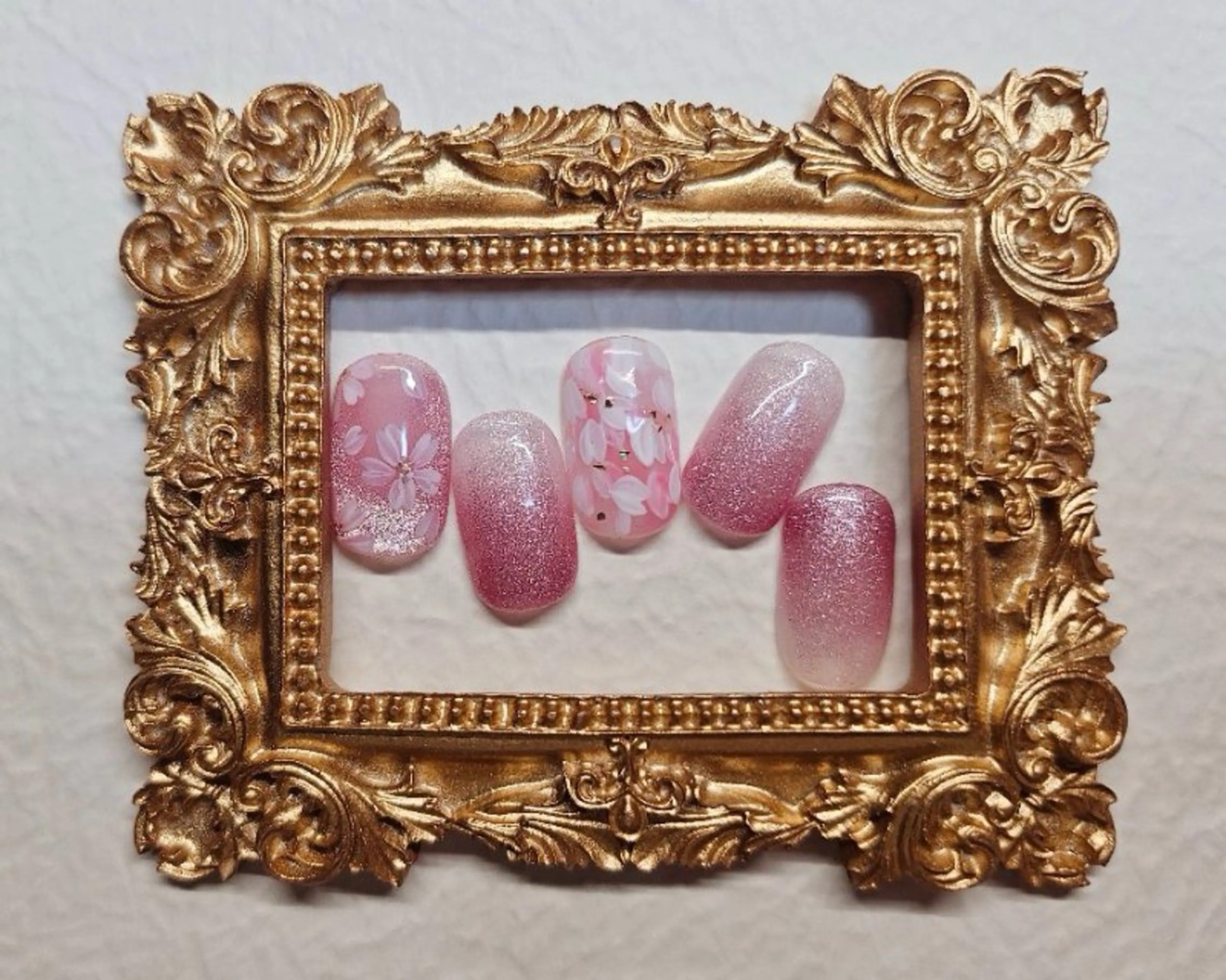 ネイル 花花 ネイルサロンのネイルデザイン