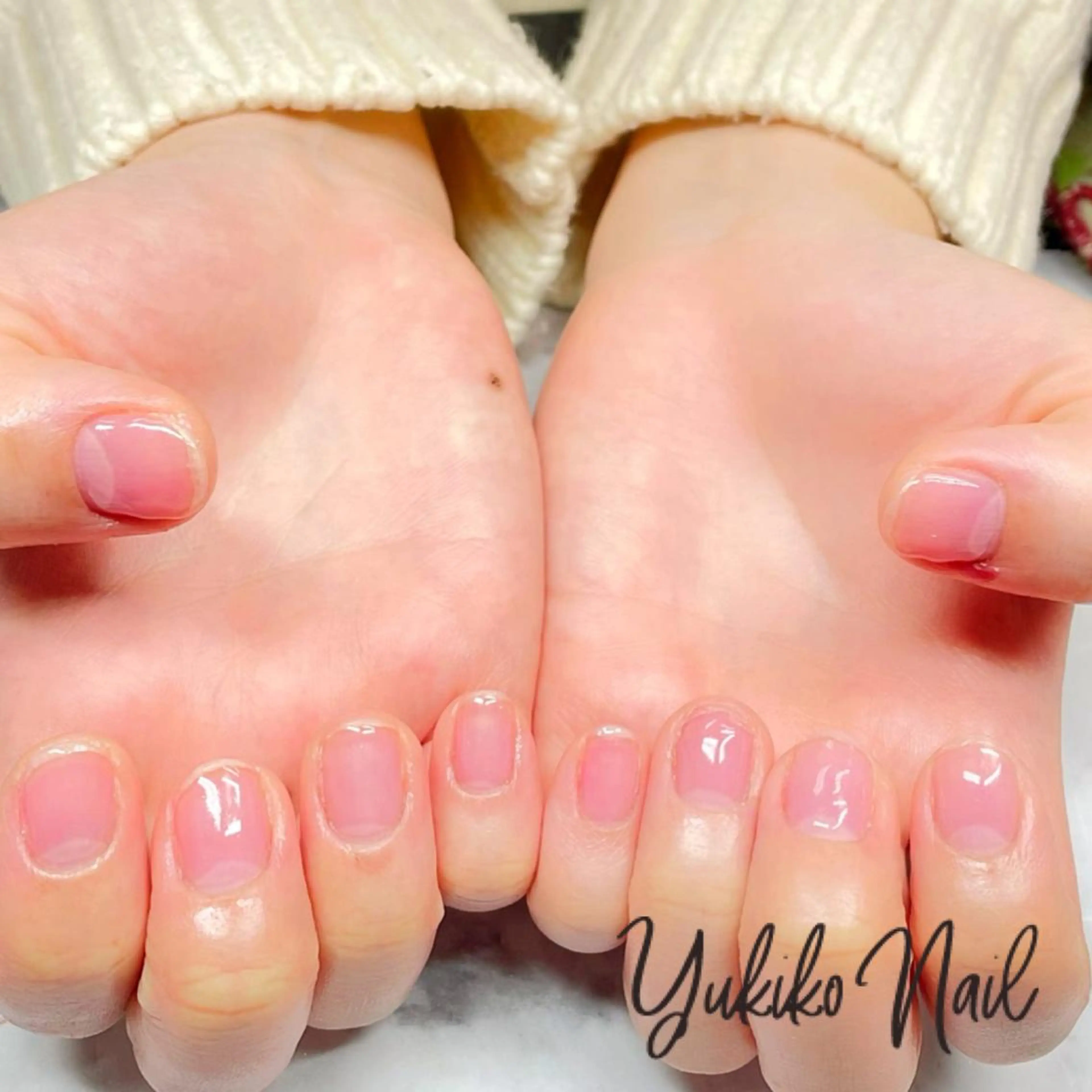 ネイル シンプルネイル ハンドネイル ユキコ ネイルのネイルデザイン