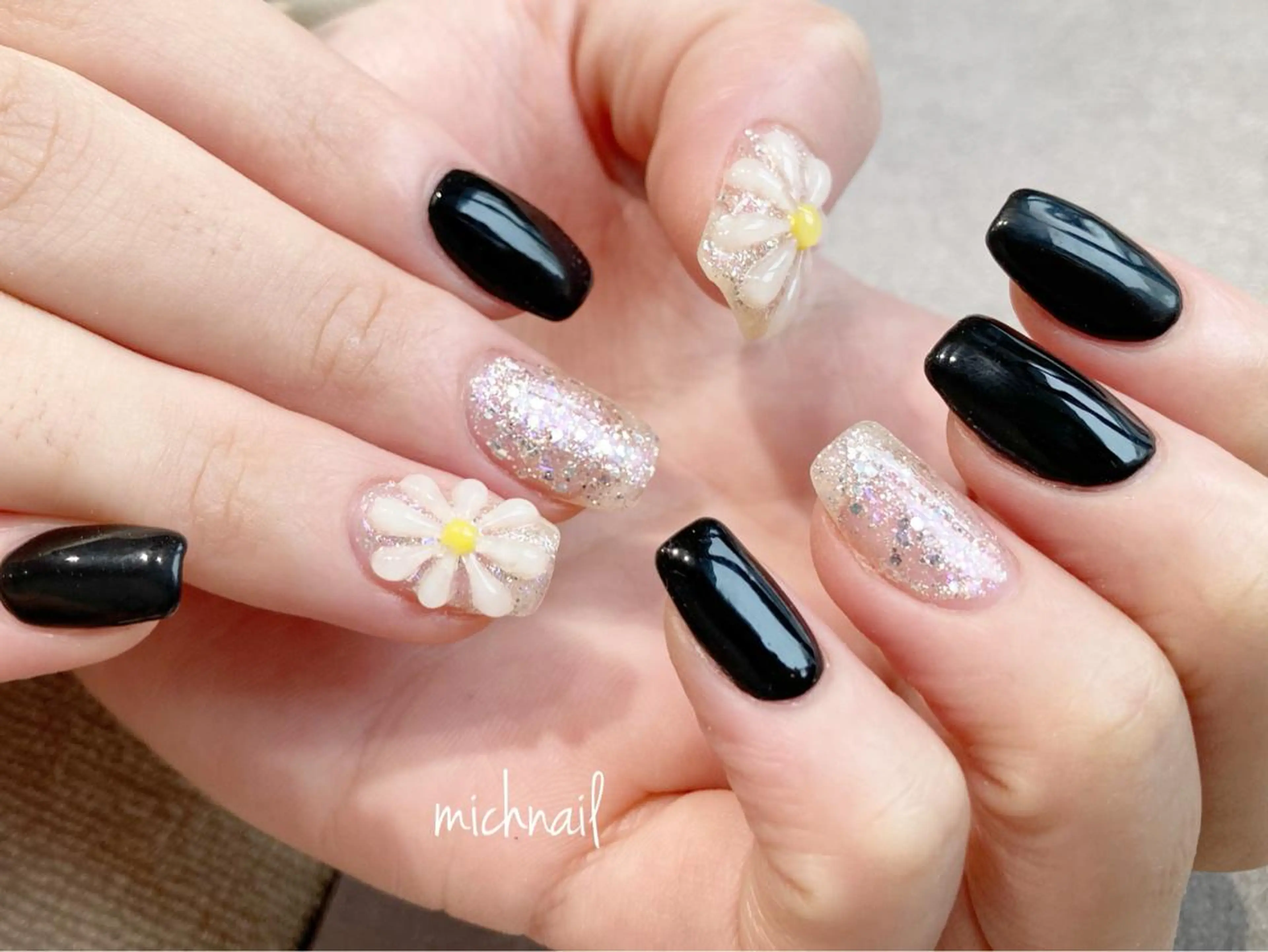 ネイル フラワーネイル ぷっくりネイル eni. by michのネイルデザイン