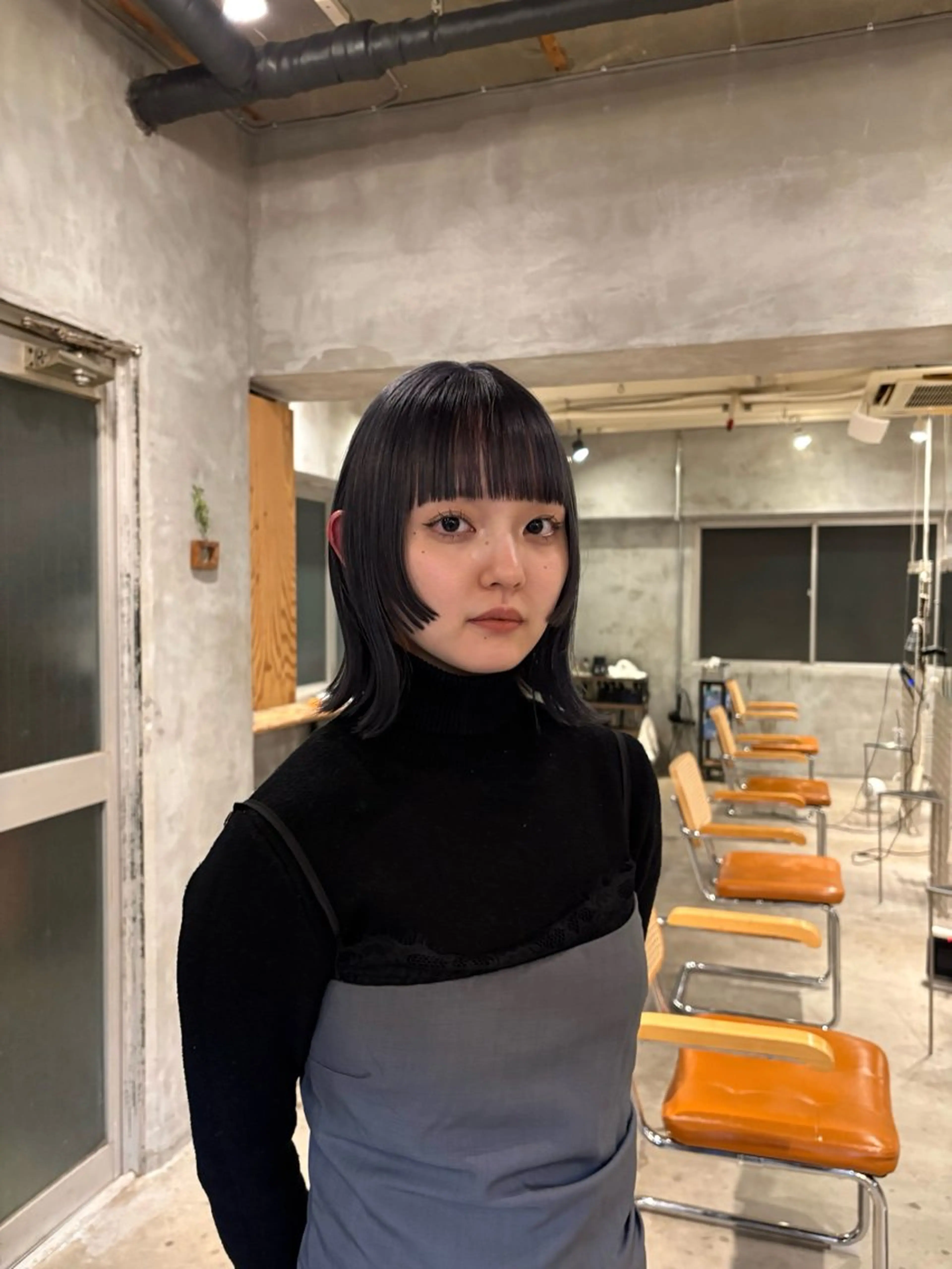 ミディアム カラー SAN所属・cut無料/レイヤー momoha🐰🪡のヘアスタイル