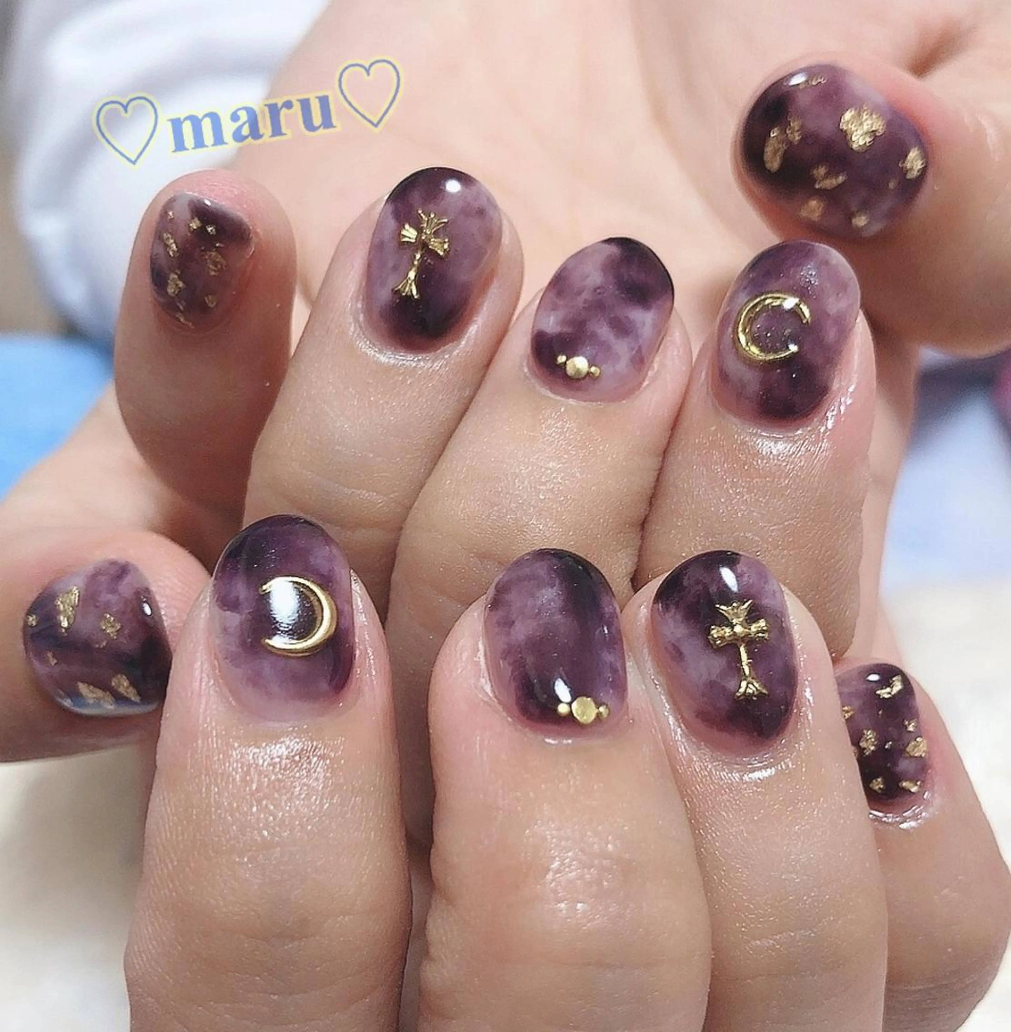 ネイル ハンドネイル フットネイル まるみ ♡のネイルデザイン