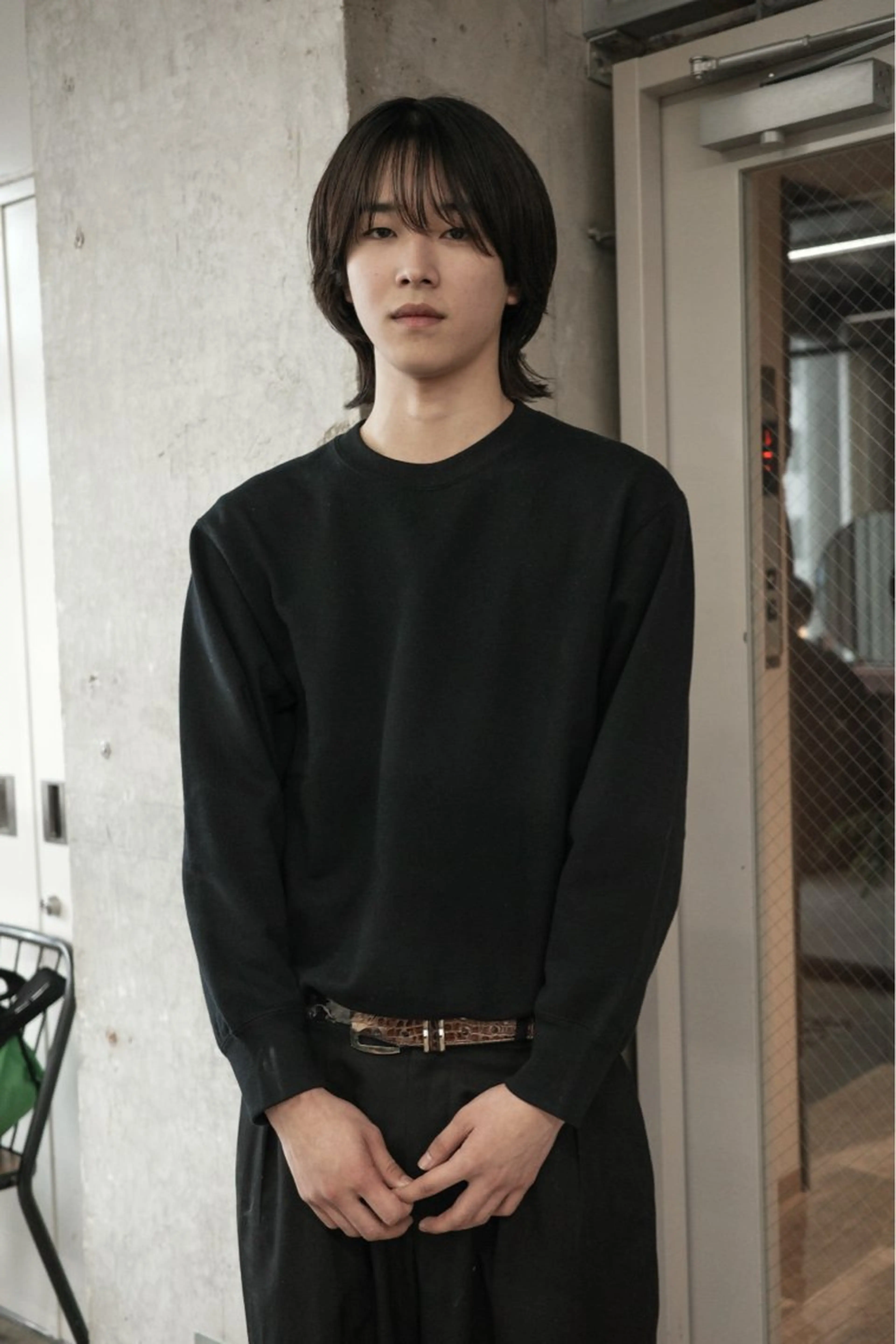 ミディアム メンズ ボブ カット メンズパーマ/ 山口大輝のヘアスタイル