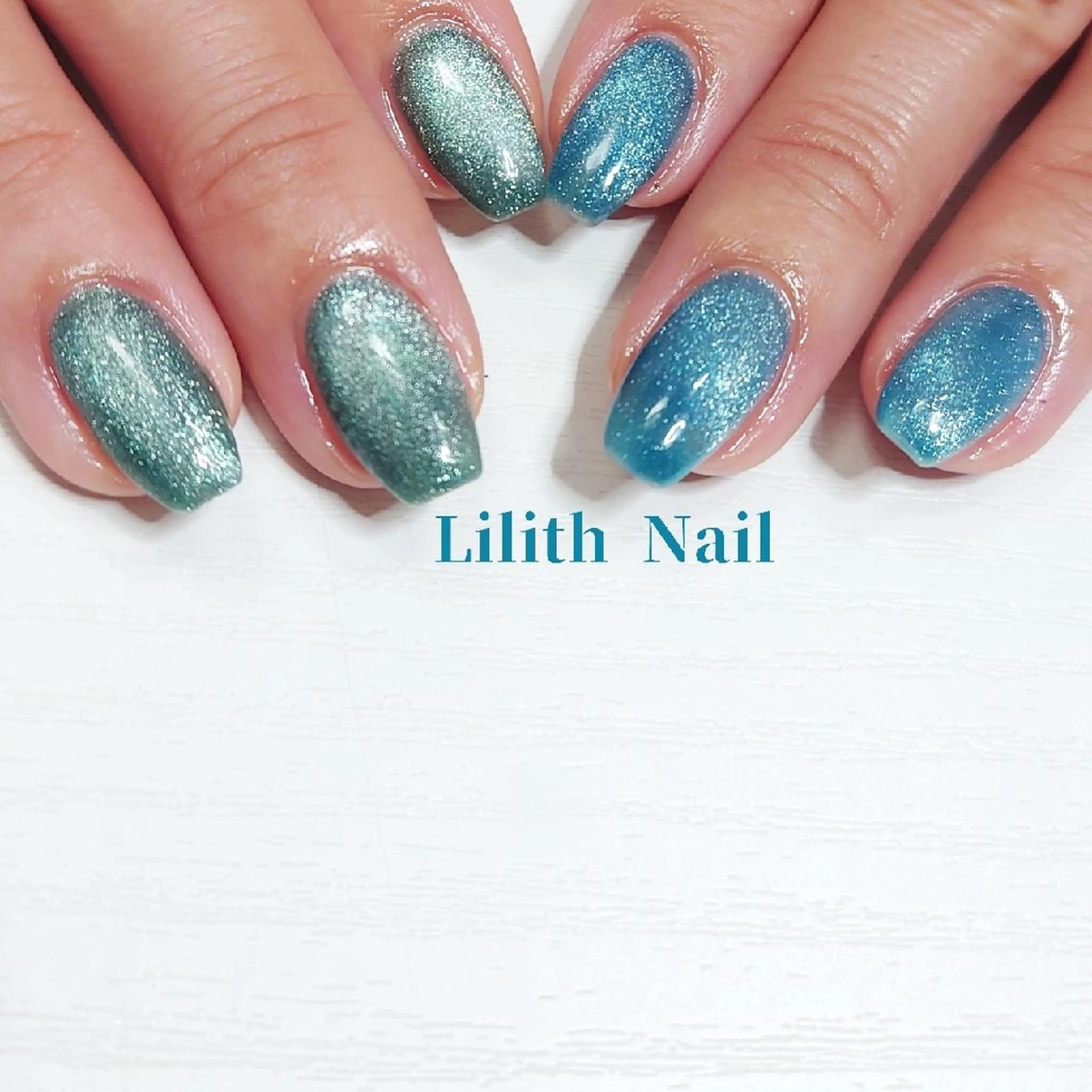 ネイル マグネットネイル ワンカラーネイル ハンドネイル Lilith Nailのネイルデザイン